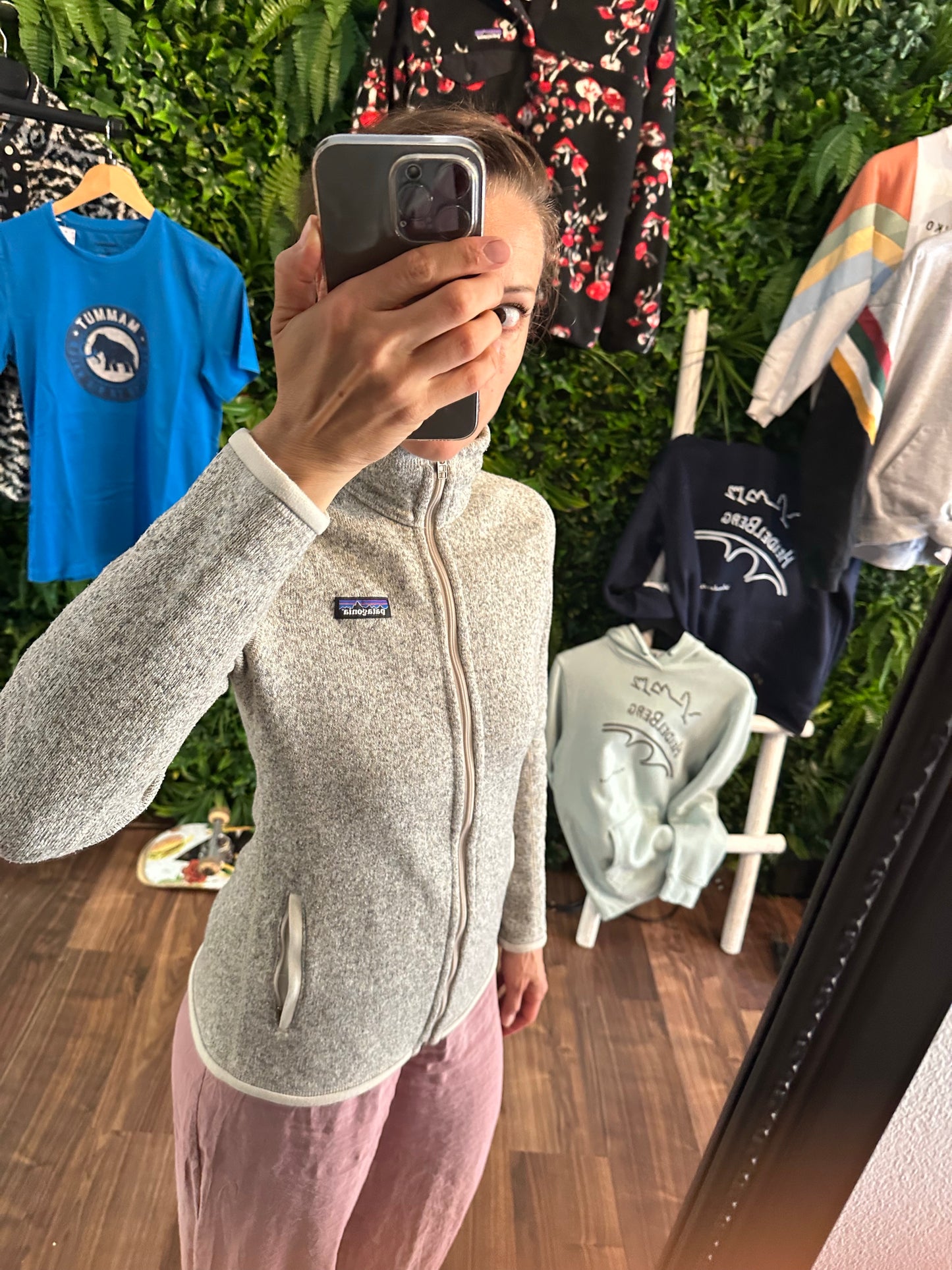 Patagonia Fleece Jacke (XS Damen) Better Sweater grau