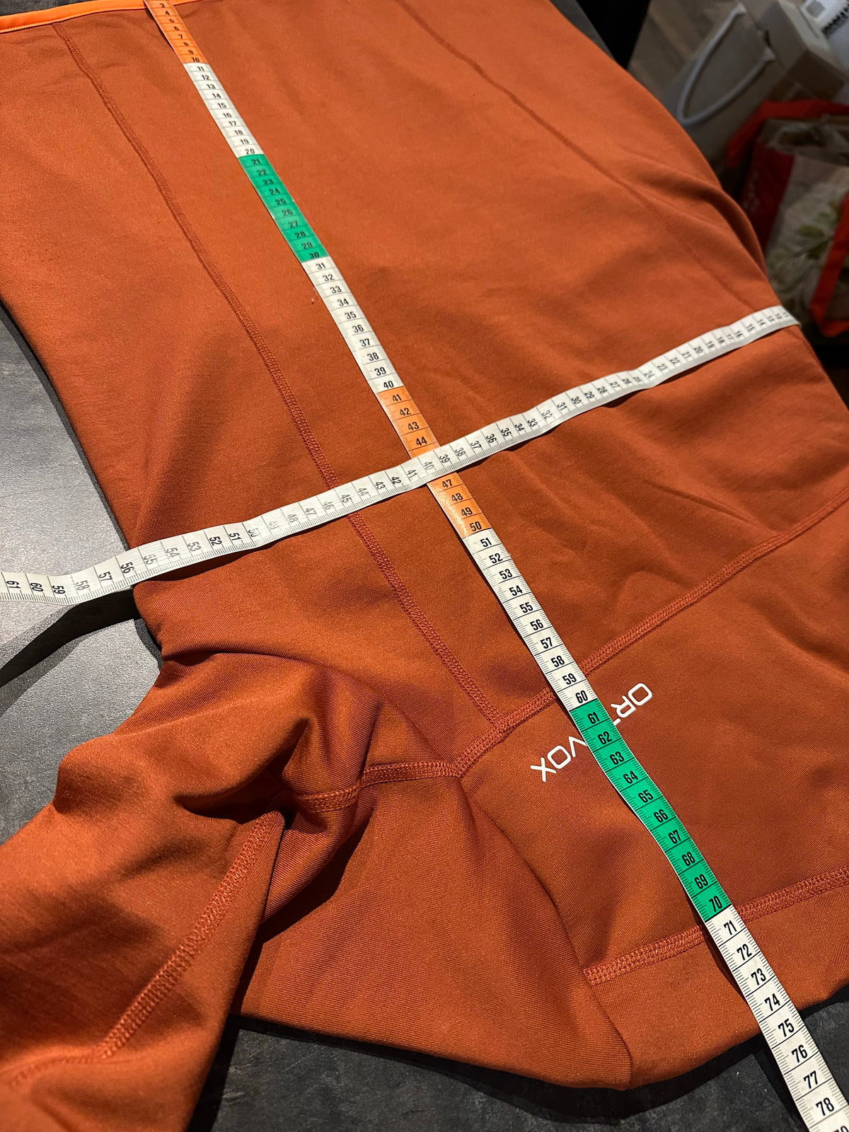 Ortovox Fleece Jacke (L Herren) Merino inside terrakotta