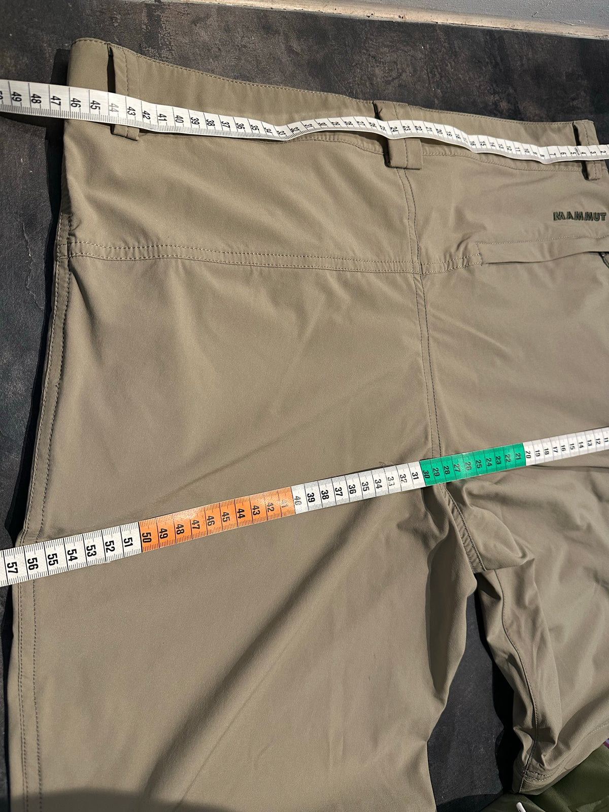 Funktions- Hose Mammut (XL Herren) Zip-Off creme