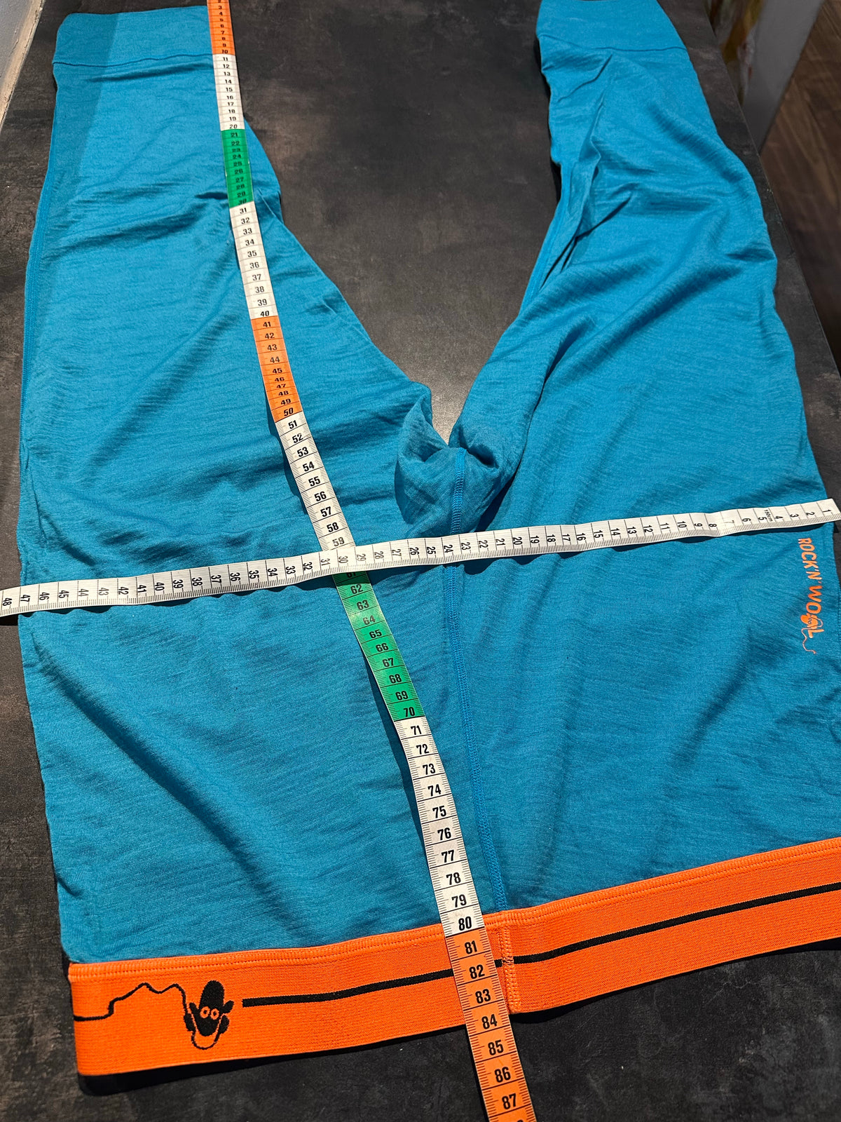 3/4 Lange Unterhose L Damen Ortovox Schurwolle blau