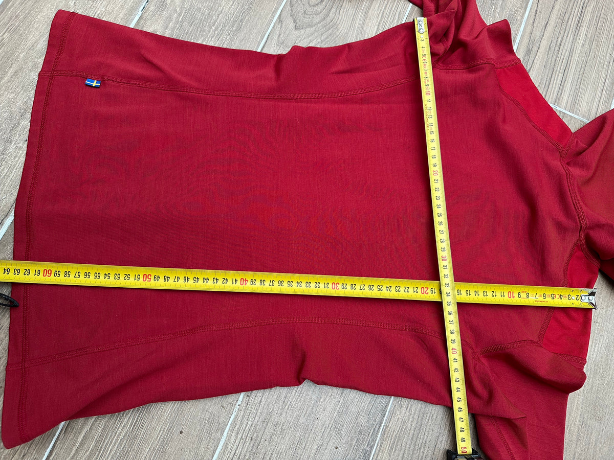 Jacke Fjällräven (S Damen) Keb Fleece Wolle rot