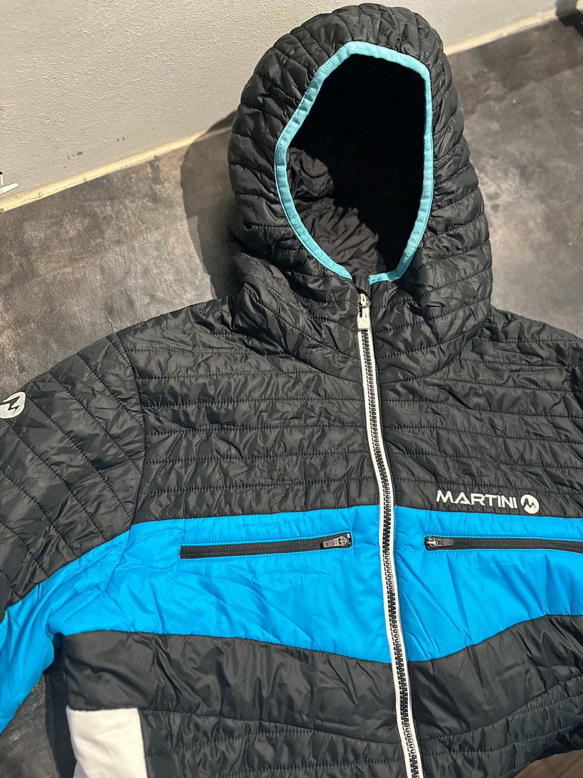 Stepp-Jacke von Martini (M Herren) blau schwarz - wanderlich.com