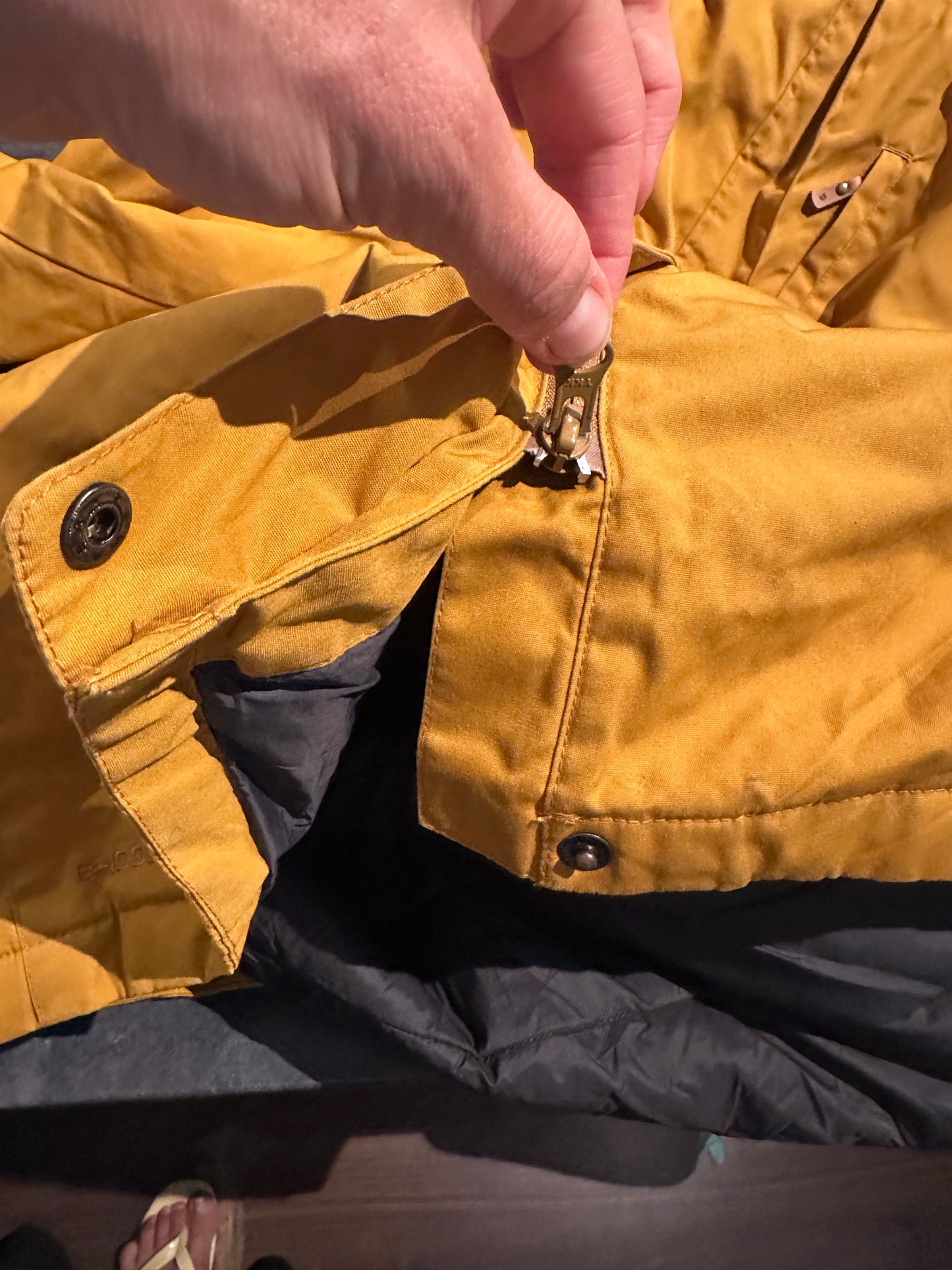Jacke von Fjällräven (XL Damen) Kiruna Parka Mantel gelb