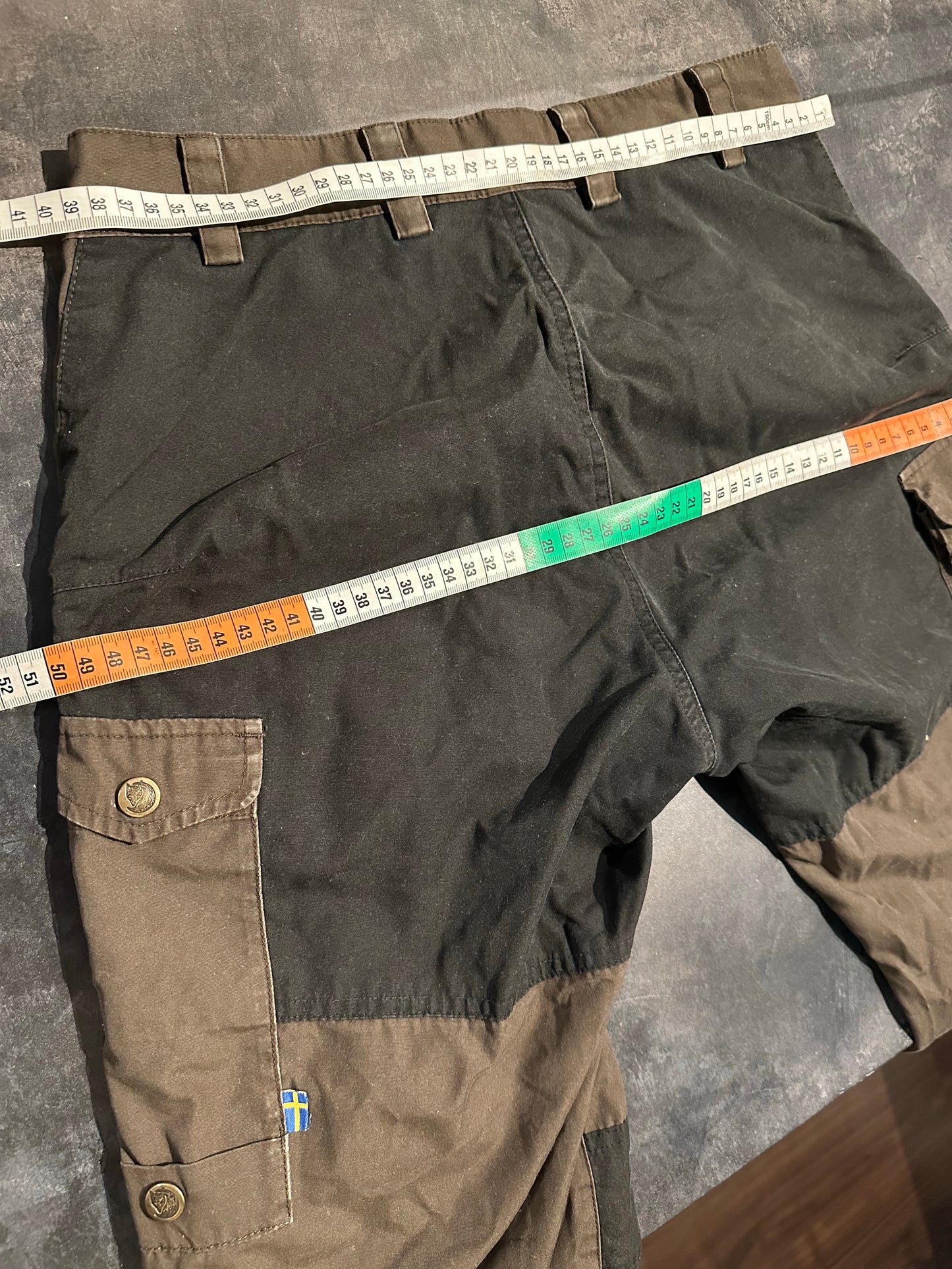 Fjällräven Barents Hose (S Damen) braun schwarz