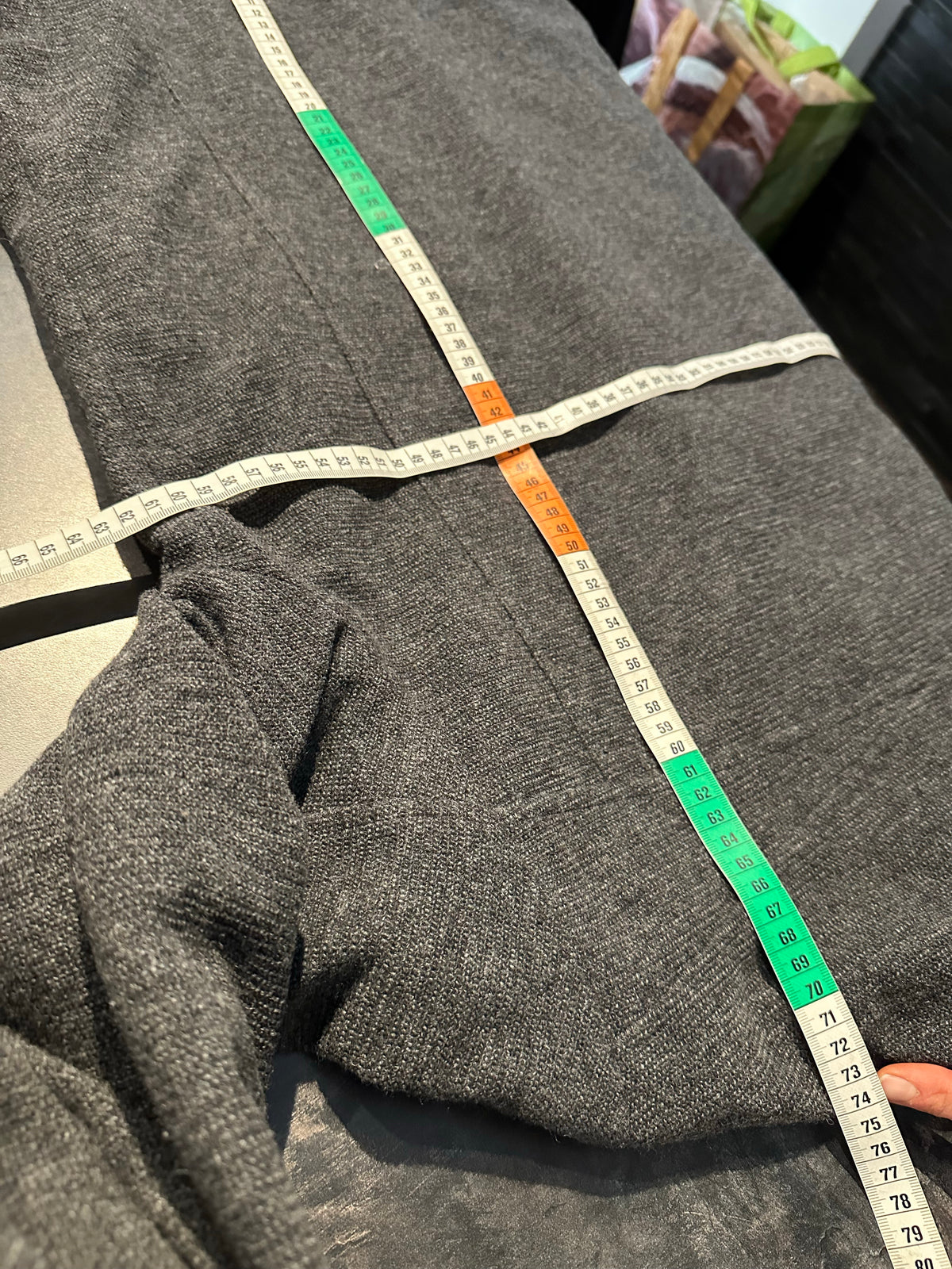Wolljacke von Salewa (XL Herren) Parka gefüttert dunkelgrau