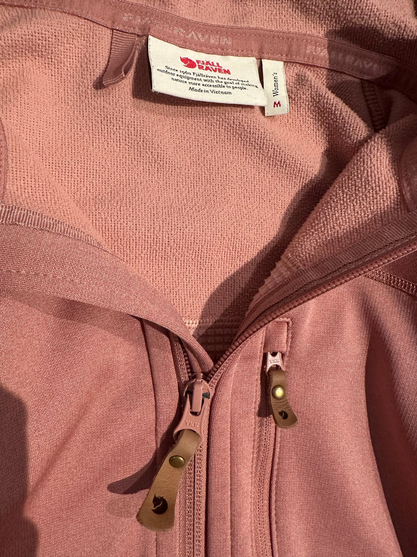 Fleece Jacke Fjällräven (M Damen) Zipper rose