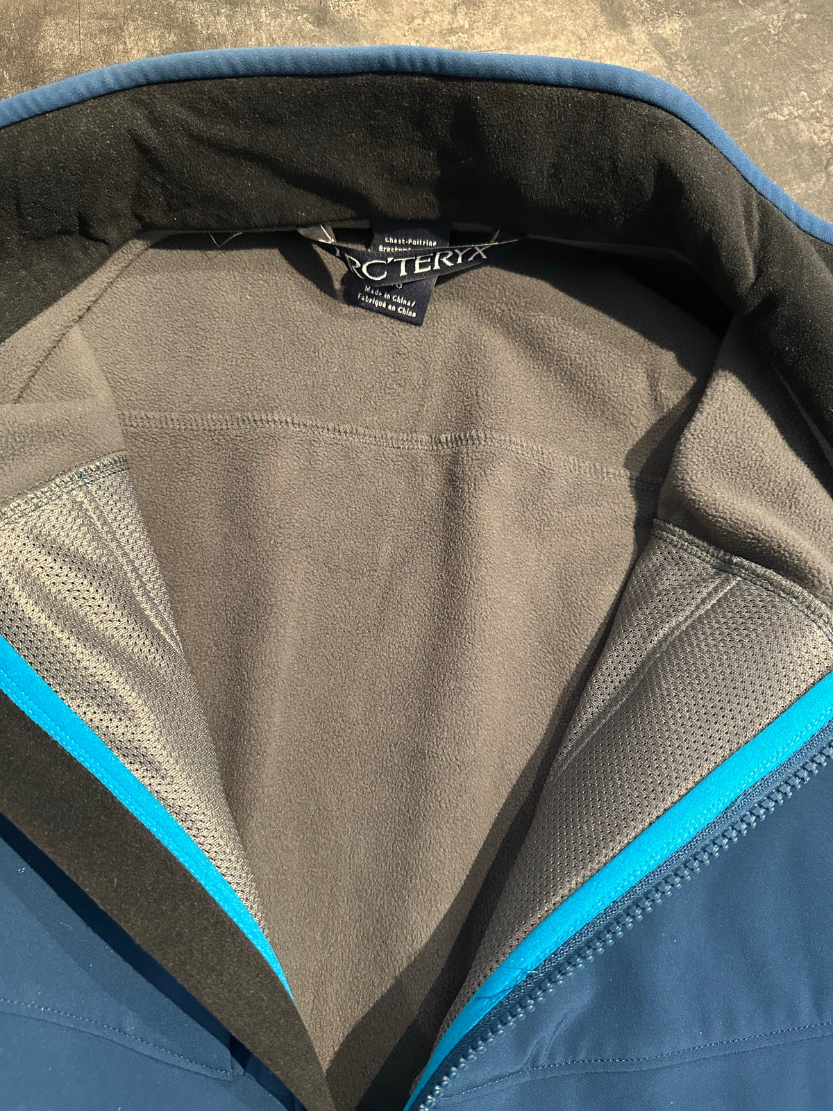Softshell Jacke von Arcteryx (Herren L) blau