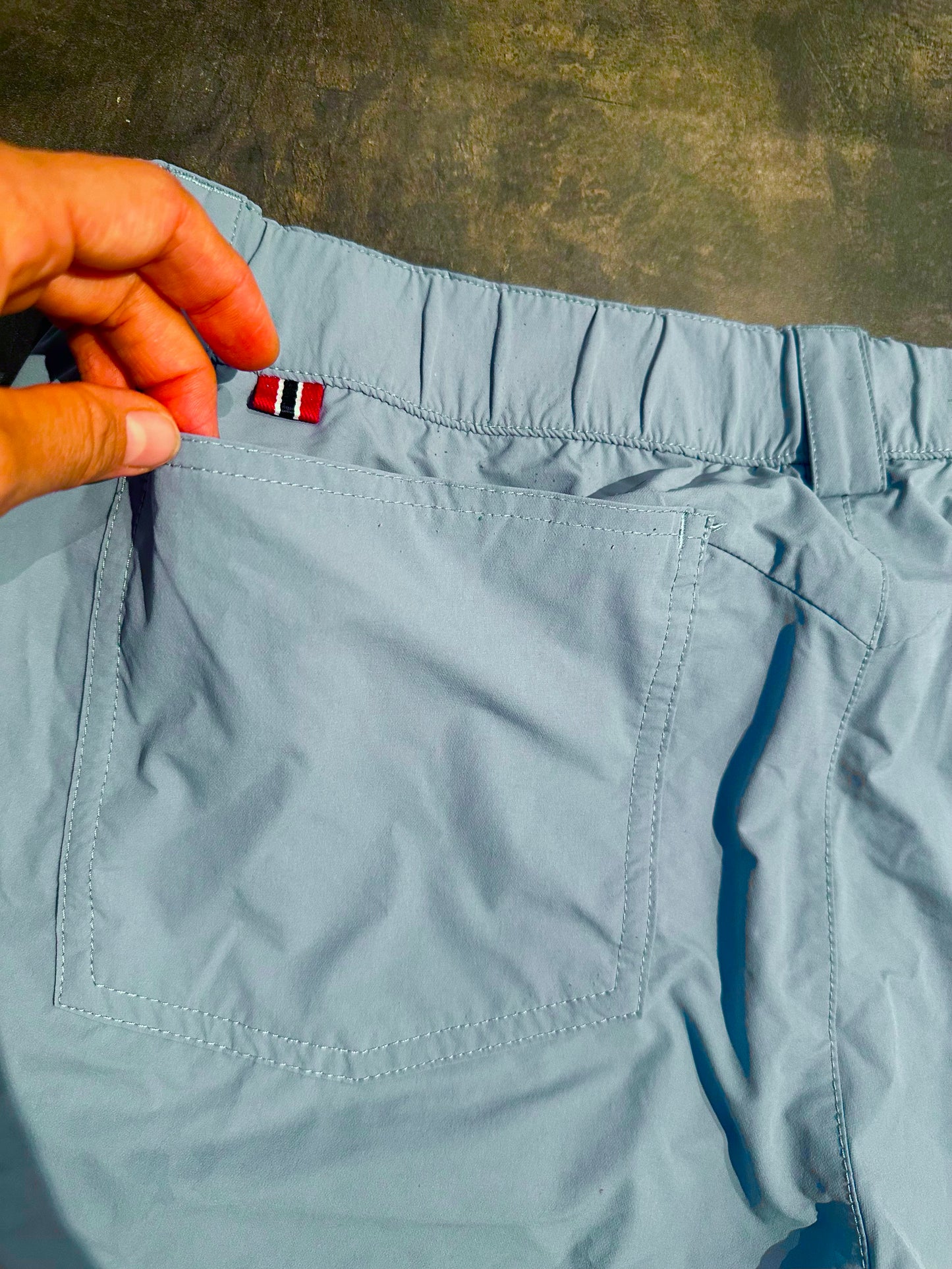 Shorts von Bergans (XL Damen) kurze Kletterhose stahlblau