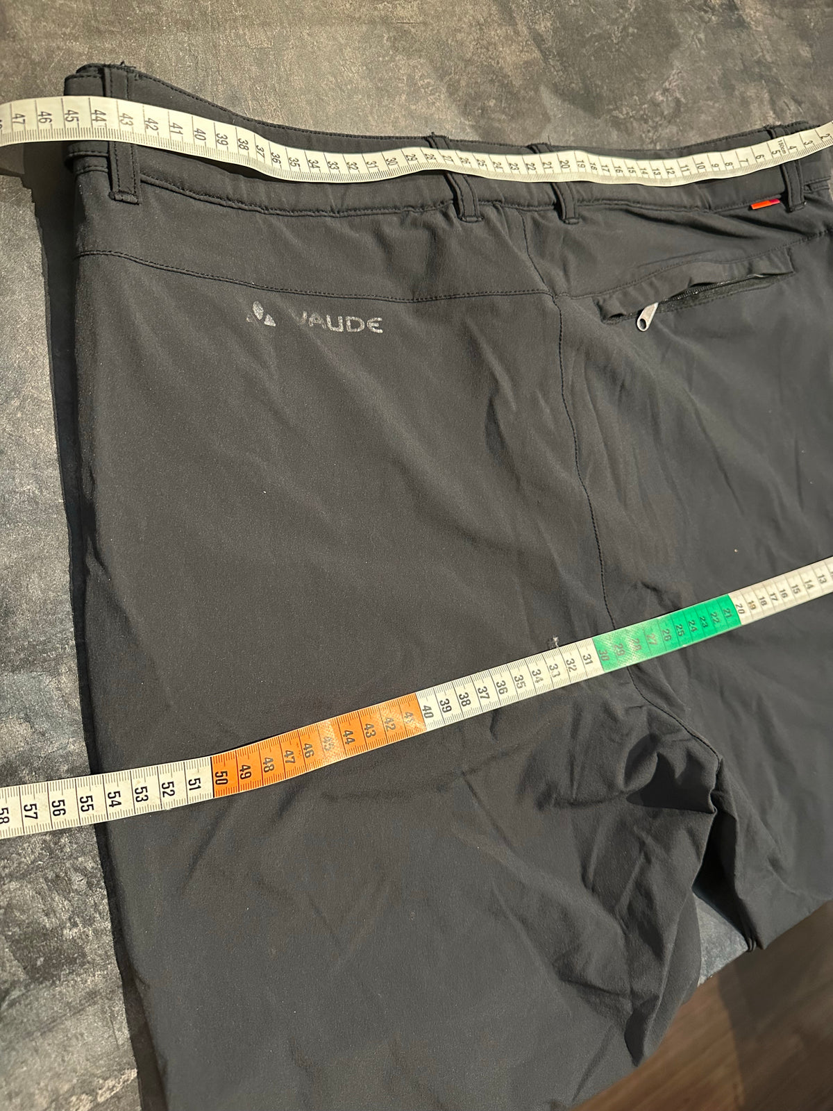Trekking Hose Vaude (L Herren) Strech Softshell grau