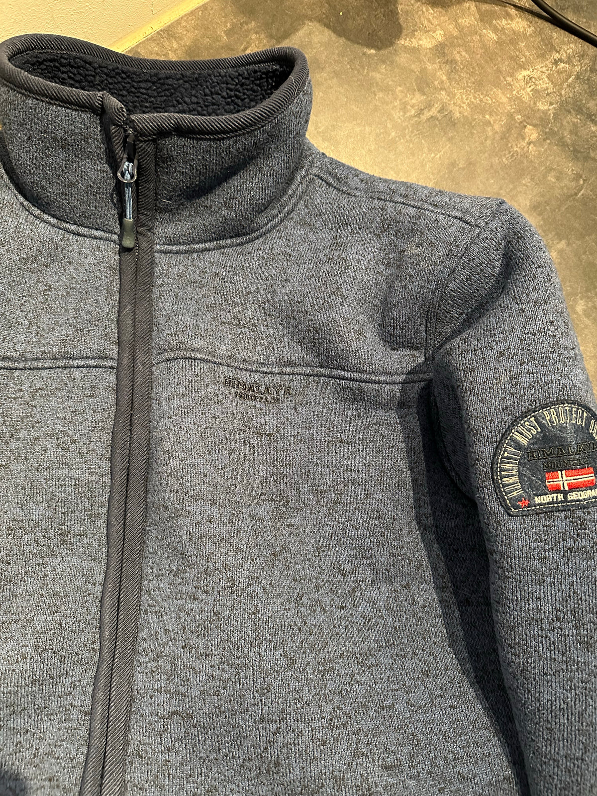 Zipper Jacke von Patagonia (L Herren) Fleece marineblau