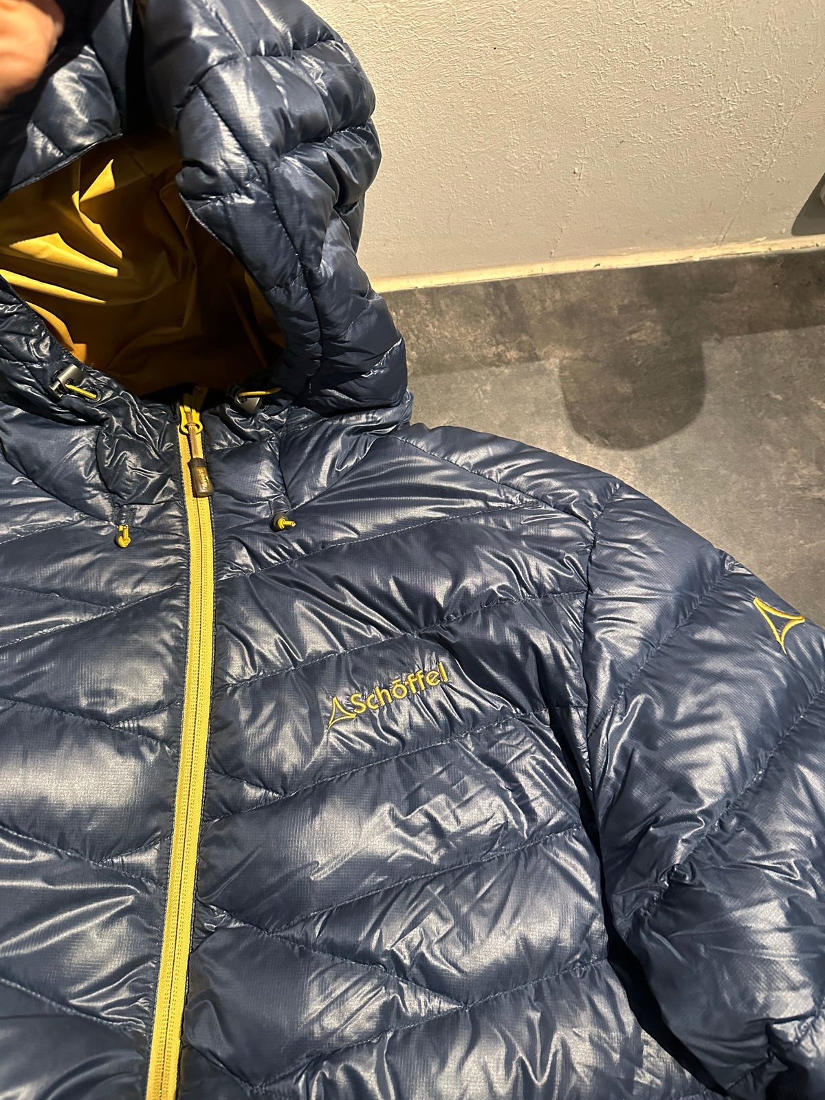 Jacke von Schöffel (L : 50 Herren) Daunen marineblau