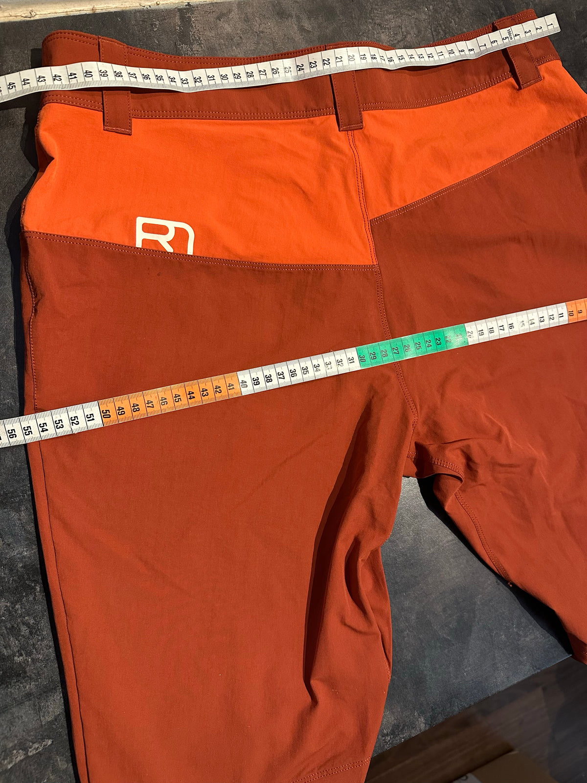 Trekking Hose Ortovox Merino (M Herren) stretch orange