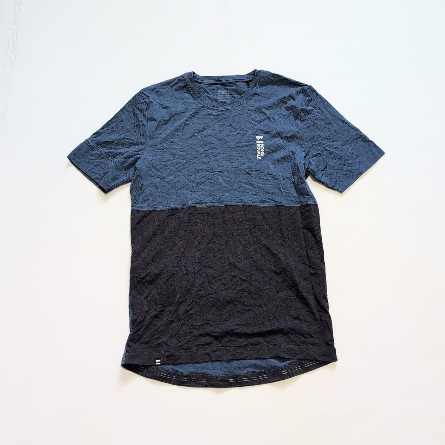 T-Shirt von Mons Royale Merino (M Herren) blau