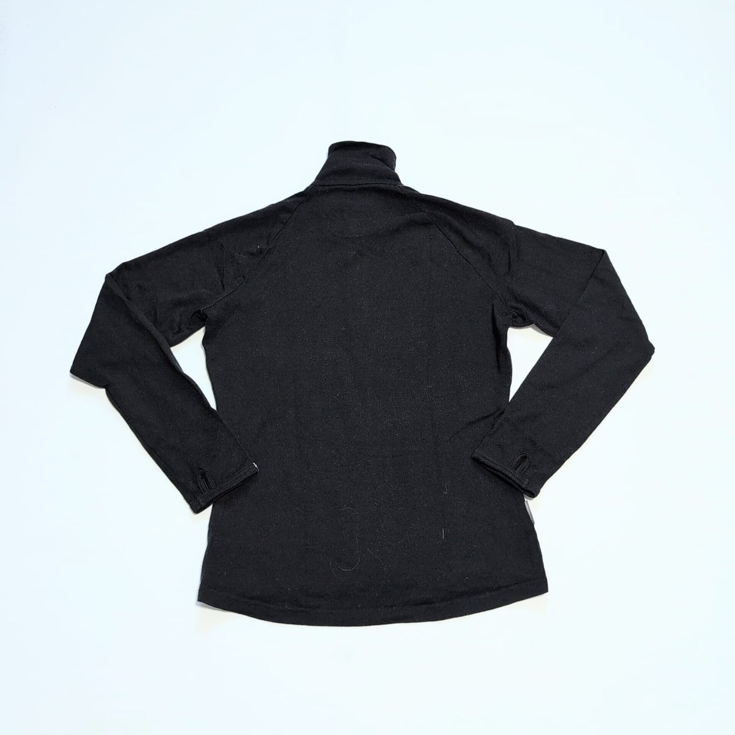 Merino Zip Longsleeve von Icebreaker 260 (L Damen) schwarz
