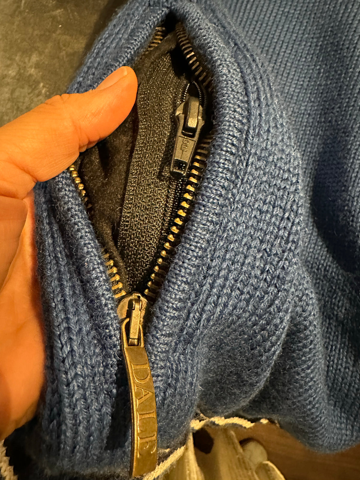 Strick Pullover Dale of Norway (XL Herren) Wolle schwarz blau