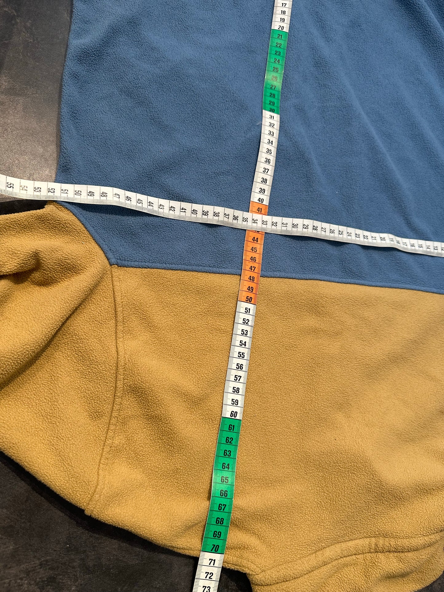 Patagonia Fleece Pullover (S Herren) Synchilla gelb marineblau