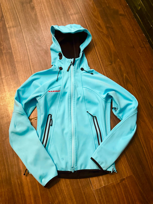 Jacke Mammut (XS Damen) Windstopper Softech blau