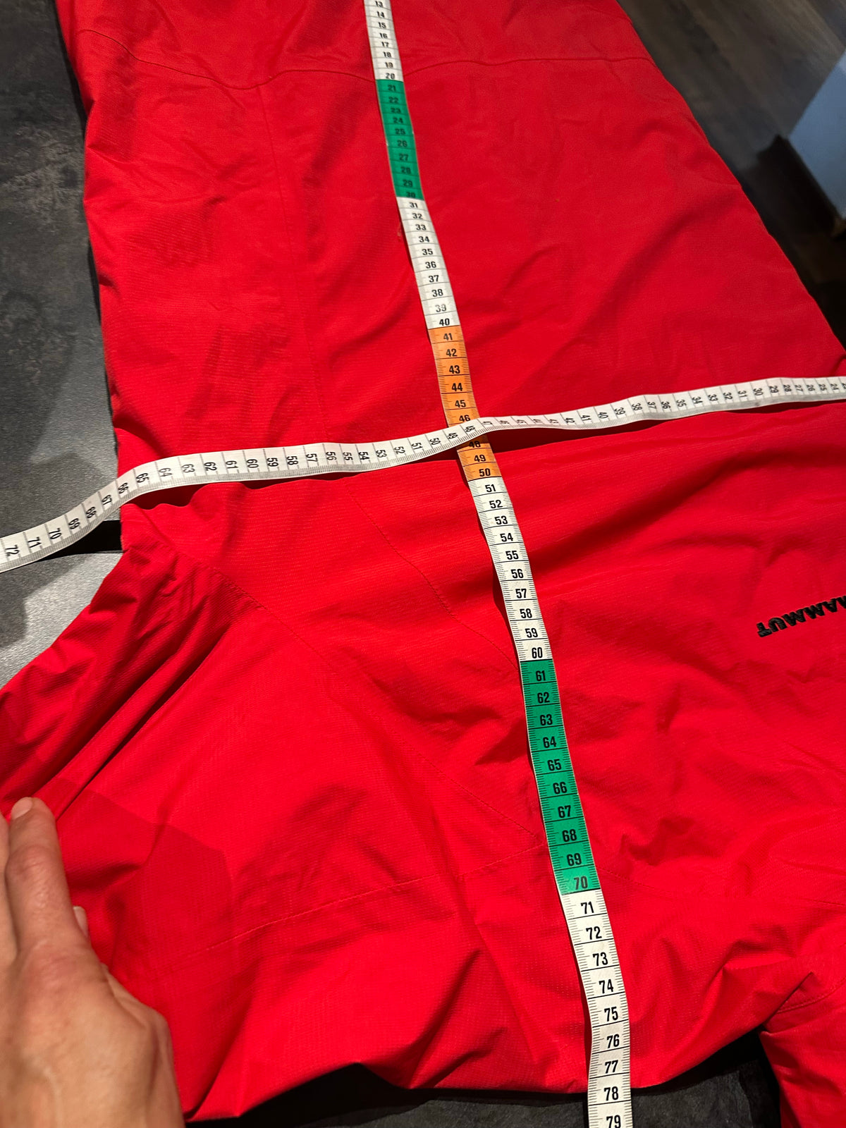 Regen Jacke Mammut (XL Herren) 3-lagig rot wasserdicht
