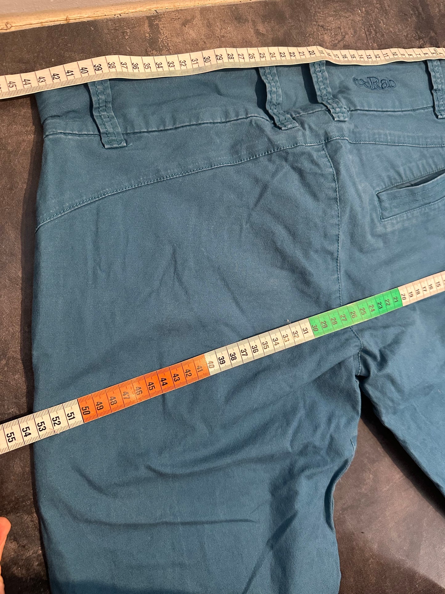 Kletter Hose von Rab (L Damen) Baumwolle blau