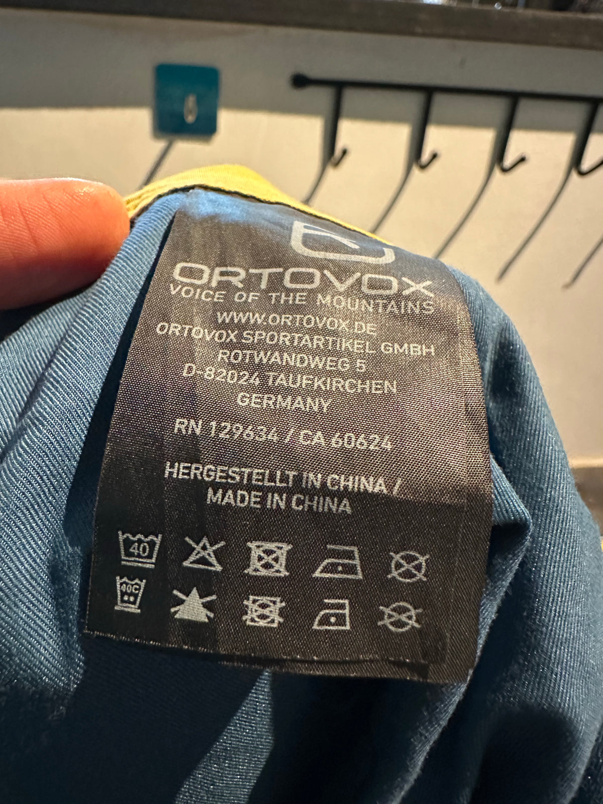 Shorts Ortovox (XXL Herren) kurze Hose blau