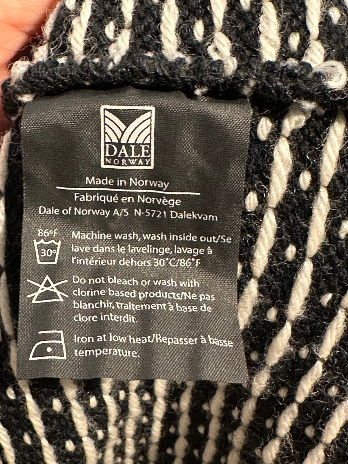 Strick Pullover Dale of Norway (XS Damen) schwarz bunt
