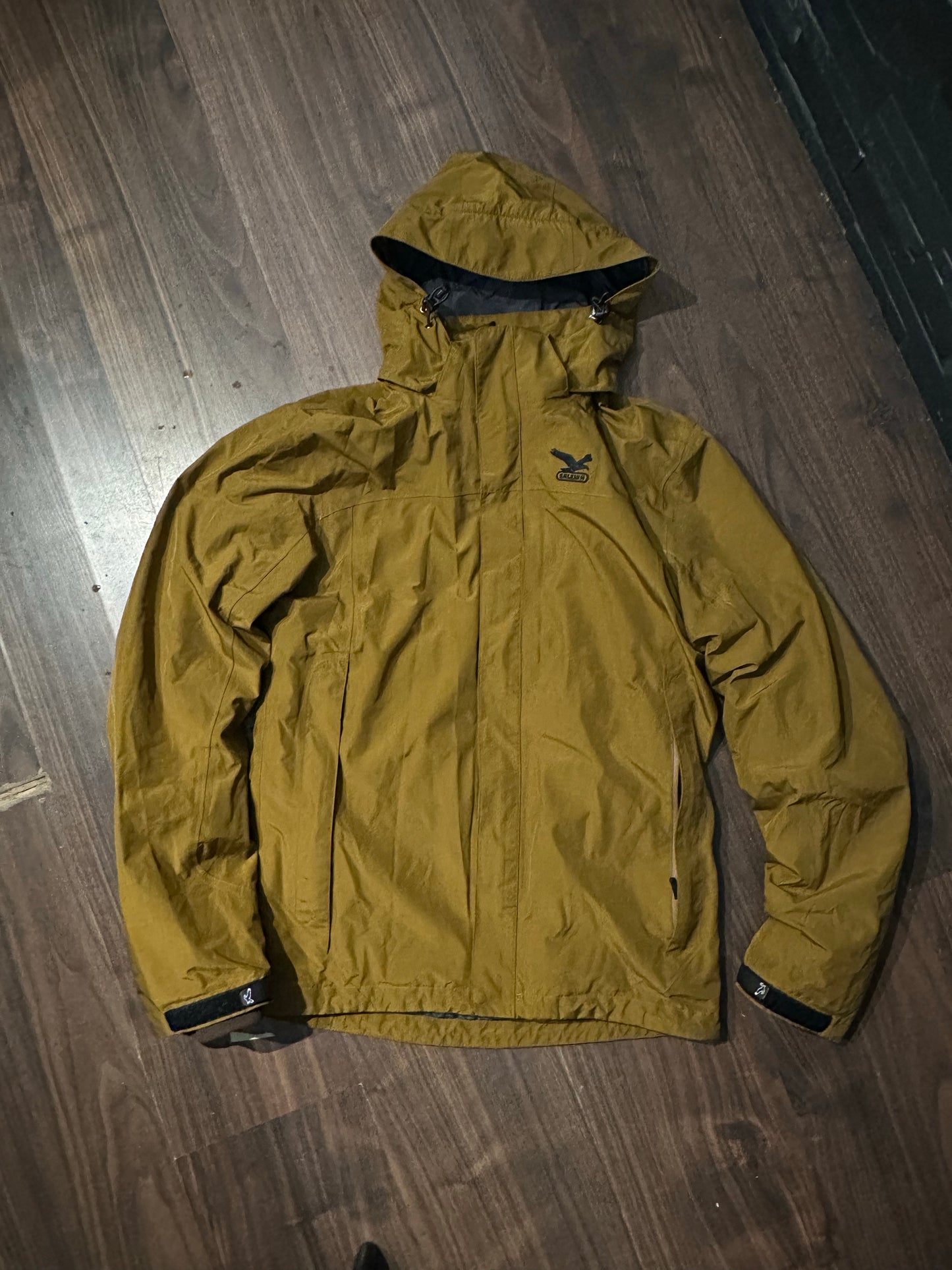 3in1 Jacke von Salewa (S Herren) wasserdicht Goretex senffarben