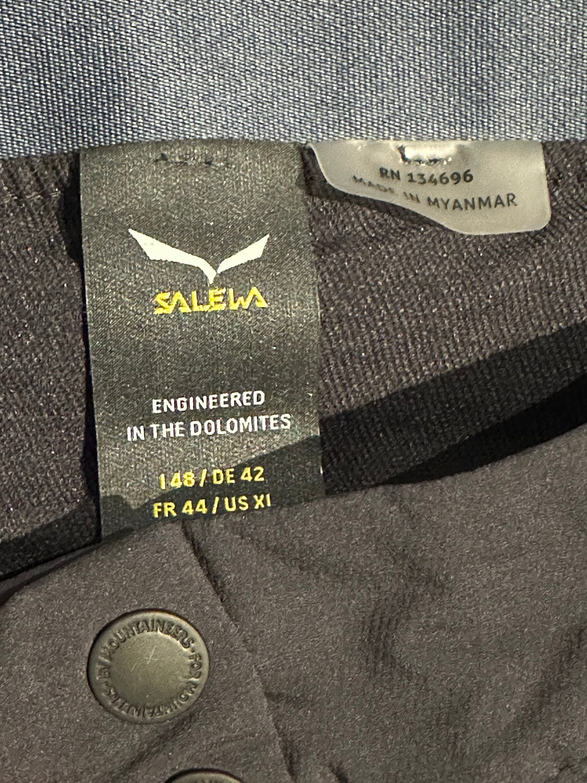 Hose von Salewa leichtes Softshell (XL Damen ) schwarz elastisch