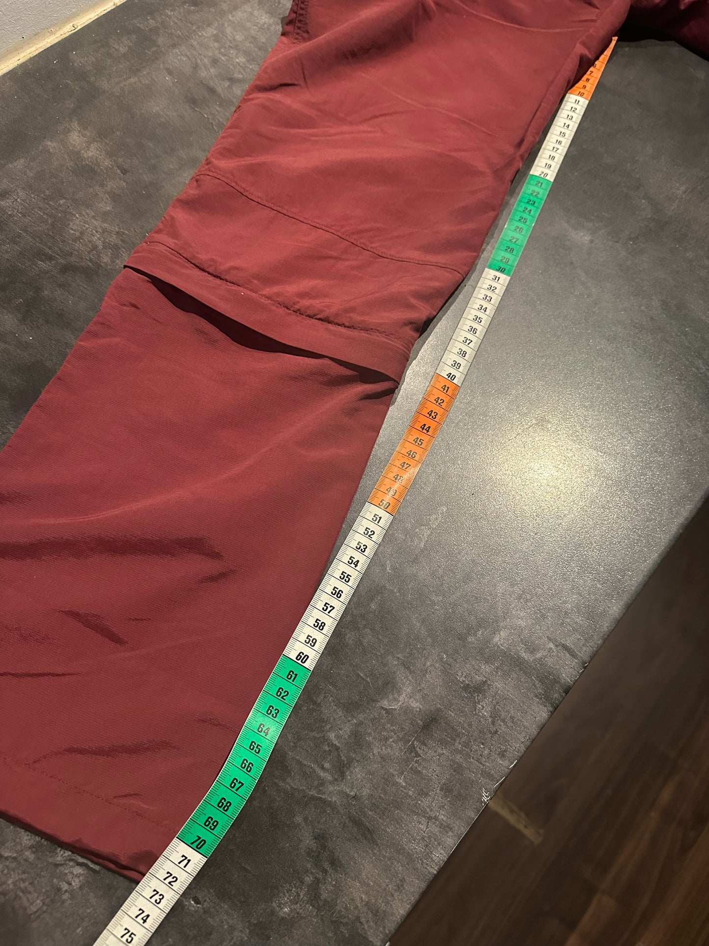Zip Off Trekking Hose Vaude 2 in 1 (XS/S Damen) bordeaux