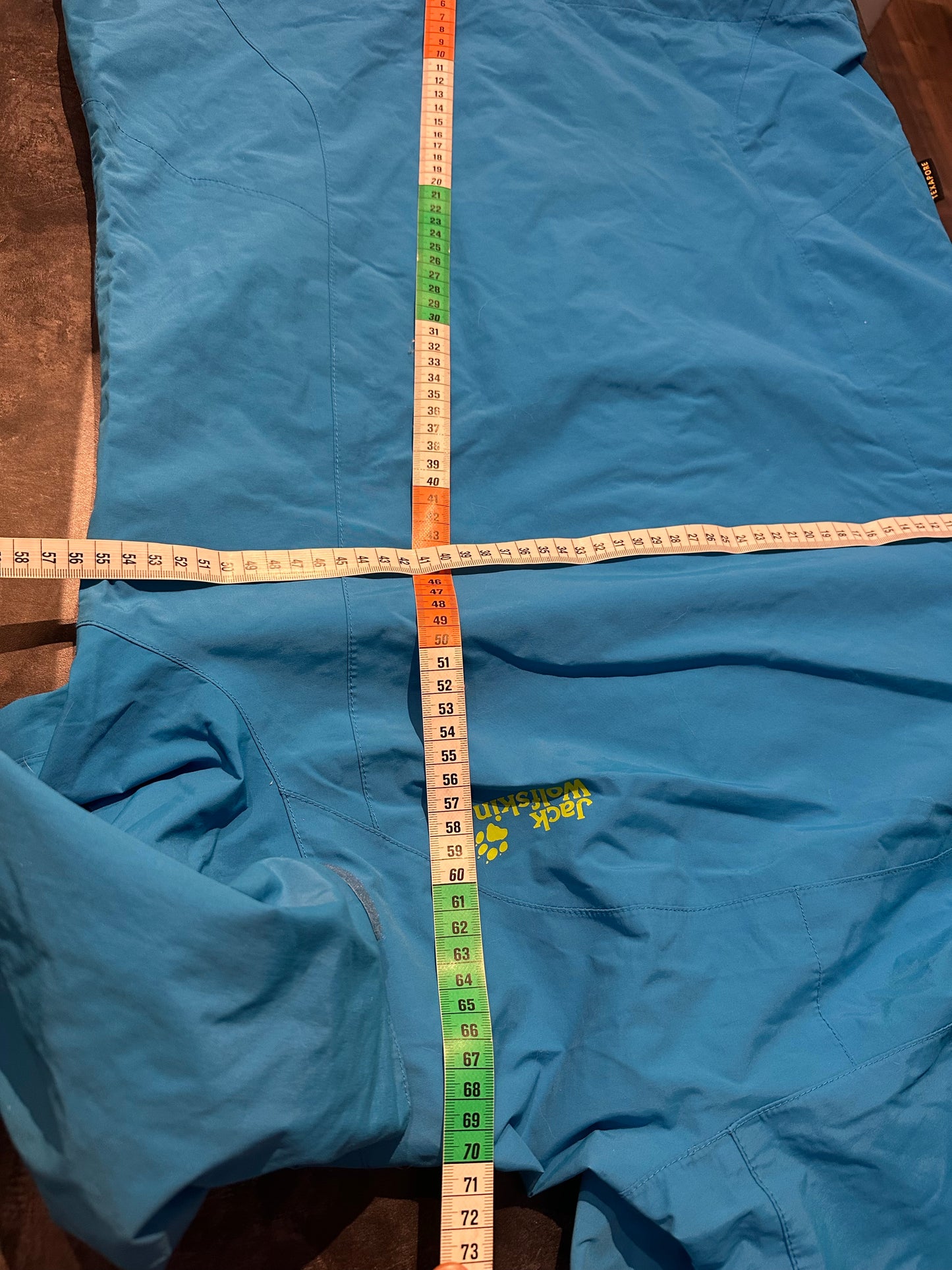 Regen Jacke Jack Wolfskin (M Damen) blau