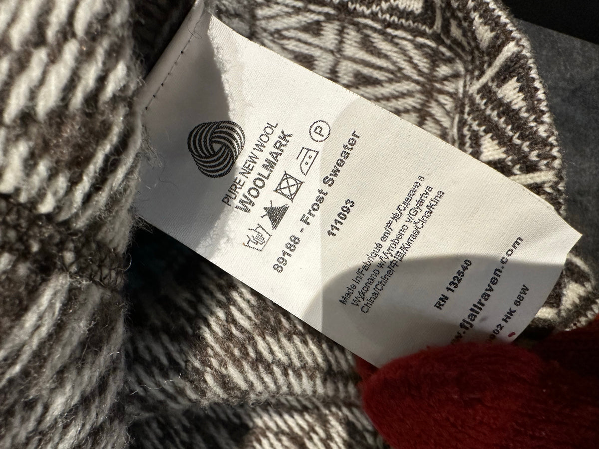 Jacke mit Wolle Fjällräven (S Damen) braun weiß