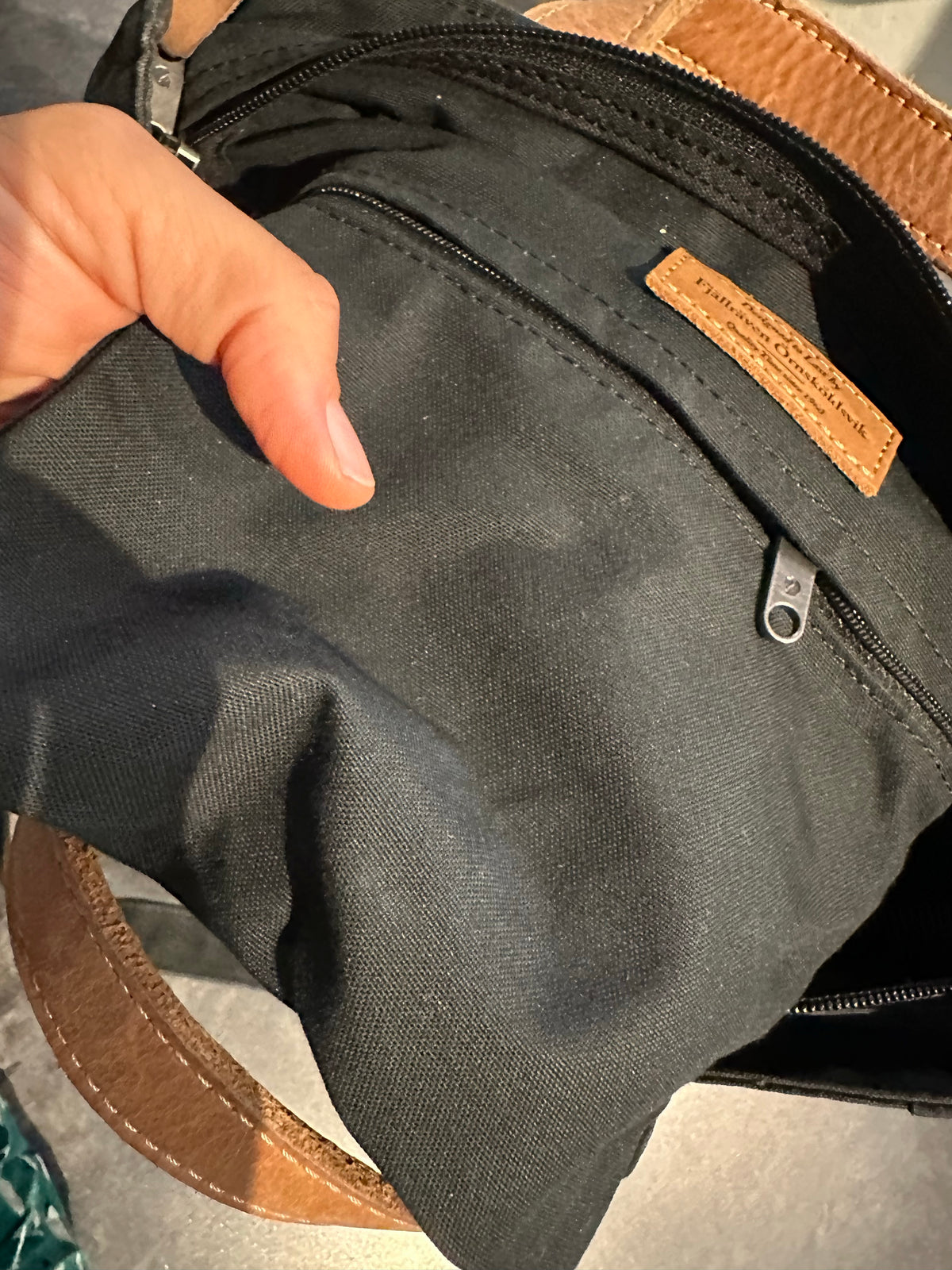 Tasche / Rucksack Fjällräven G-1000 Tote Bag No.1 schwarz