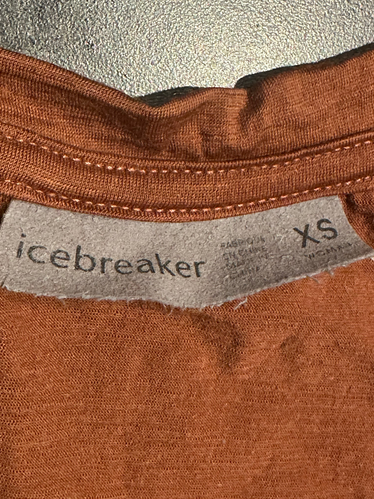 Merino T-Shirt von Icebreaker (Damen XS) braun print