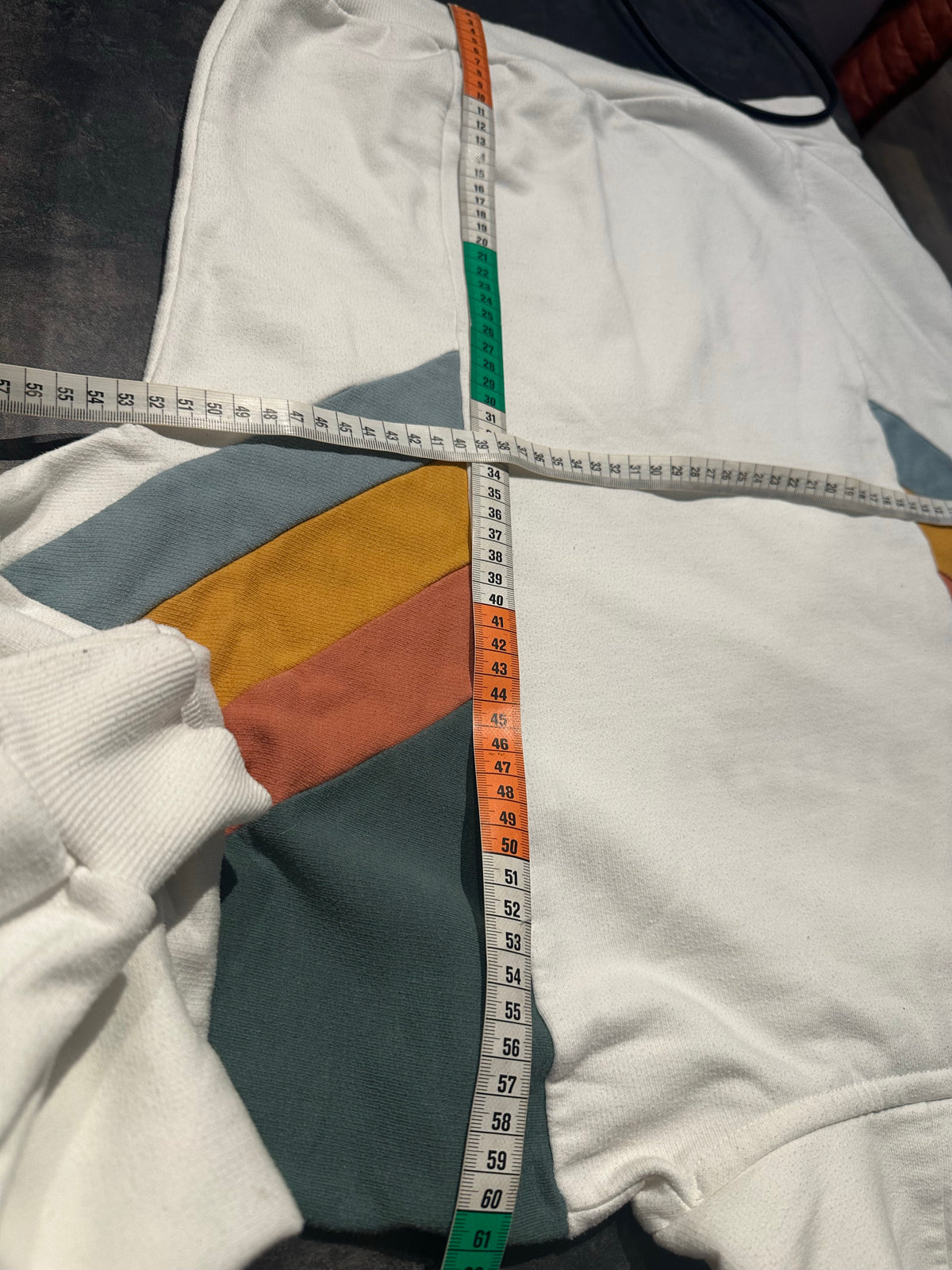 Hoodie von Kaotiko S-M (Unisex) Sweatshirt weiß bunt