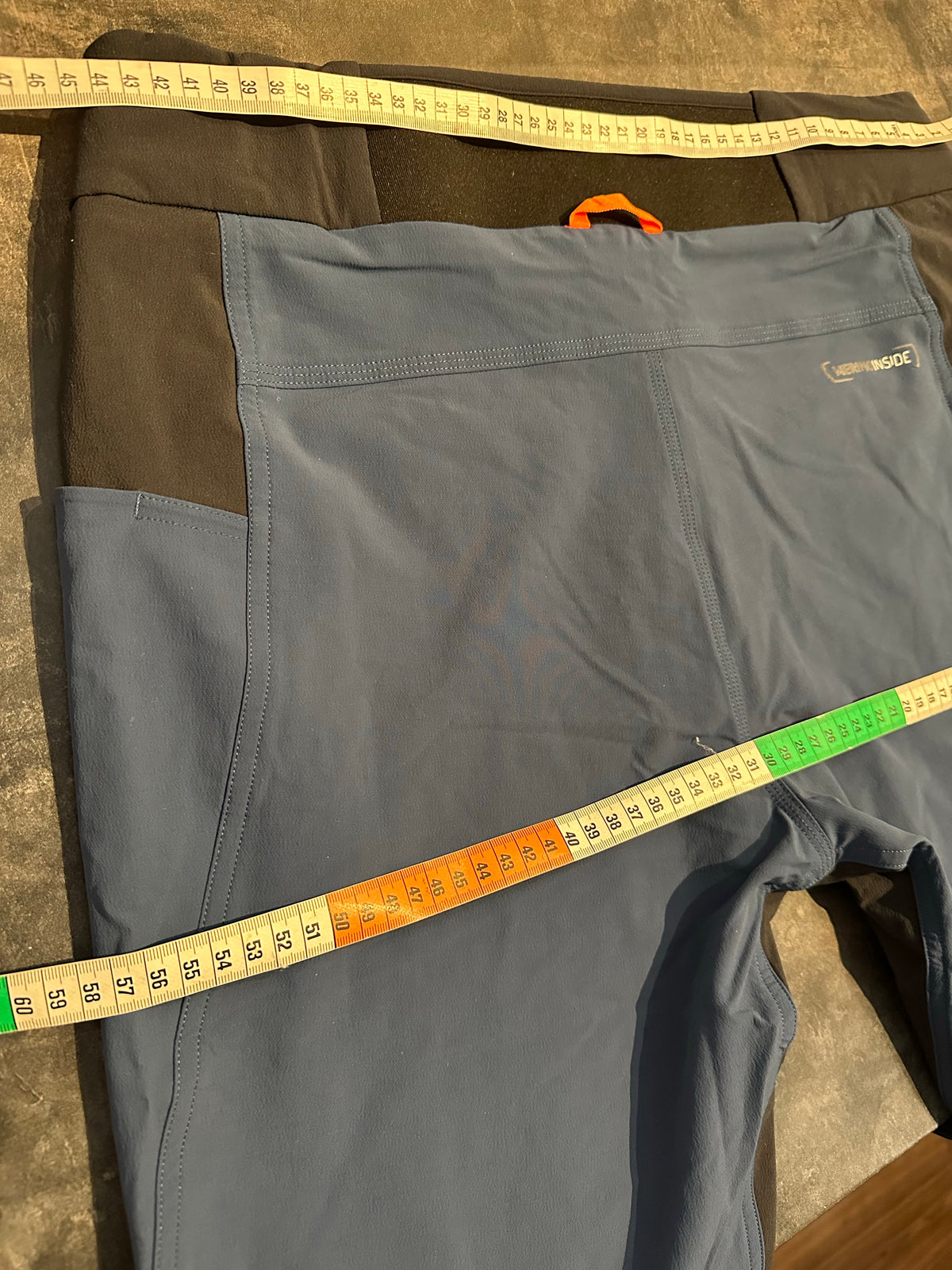 Leichte Softshell Hose Ortovox Merino (L Herren) blau