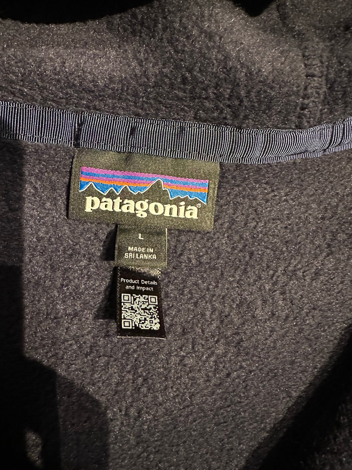 Patagonia Retro Pile Jacke (L Herren) marineblau