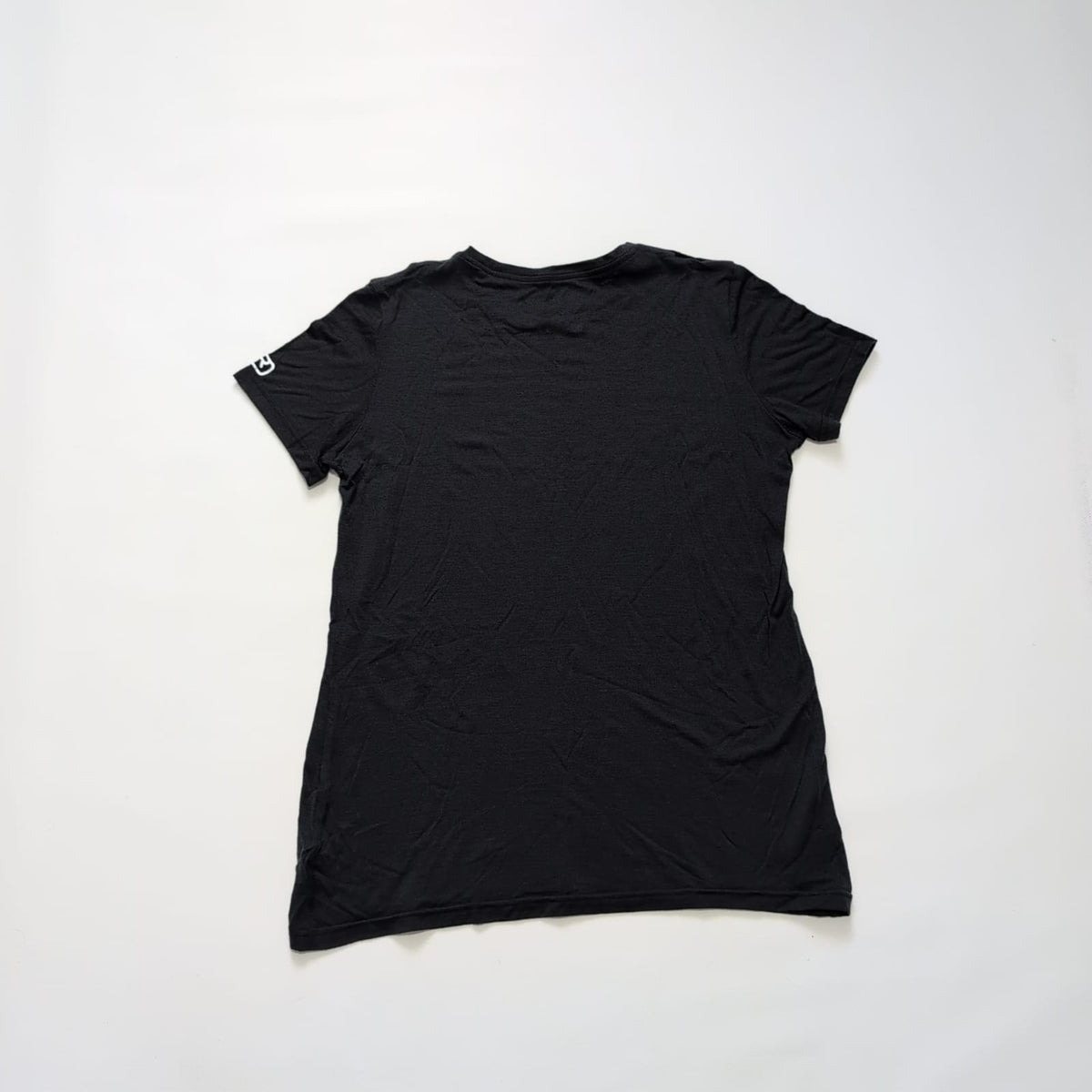 Merino T-Shirt von Ortovox (XL Herren) schwarz mit Print