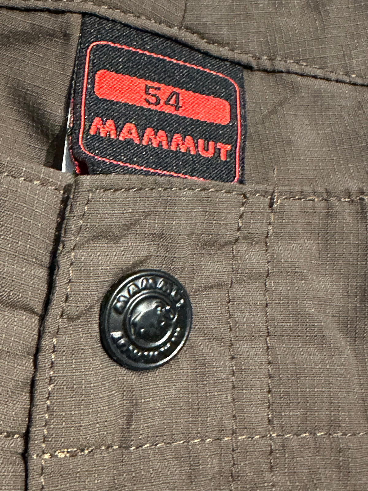 2 in 1 Hose von Mammut (Herren XXL) Zip Off braun