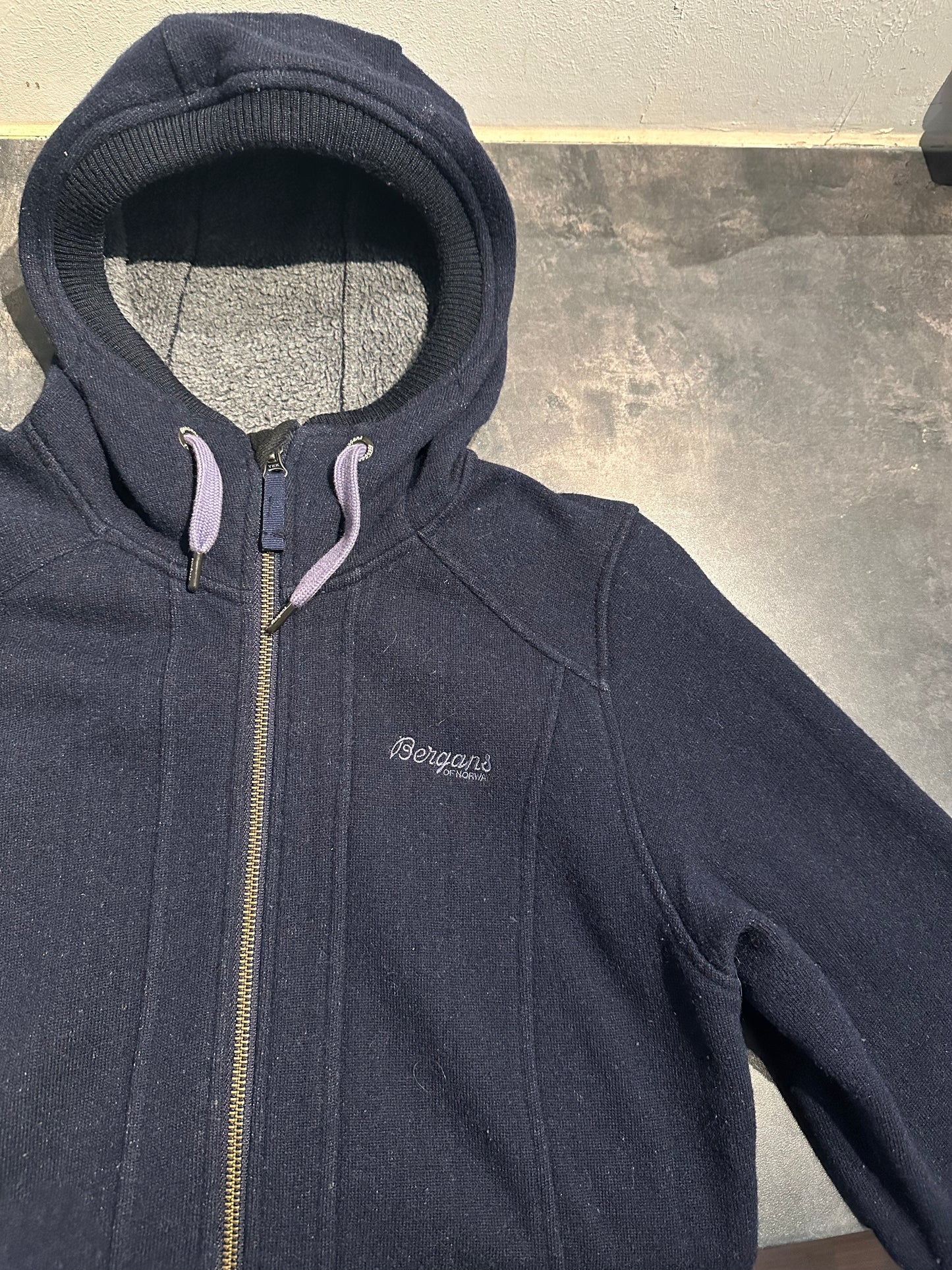 Fleece Mantel Bergans (M Damen) marineblau