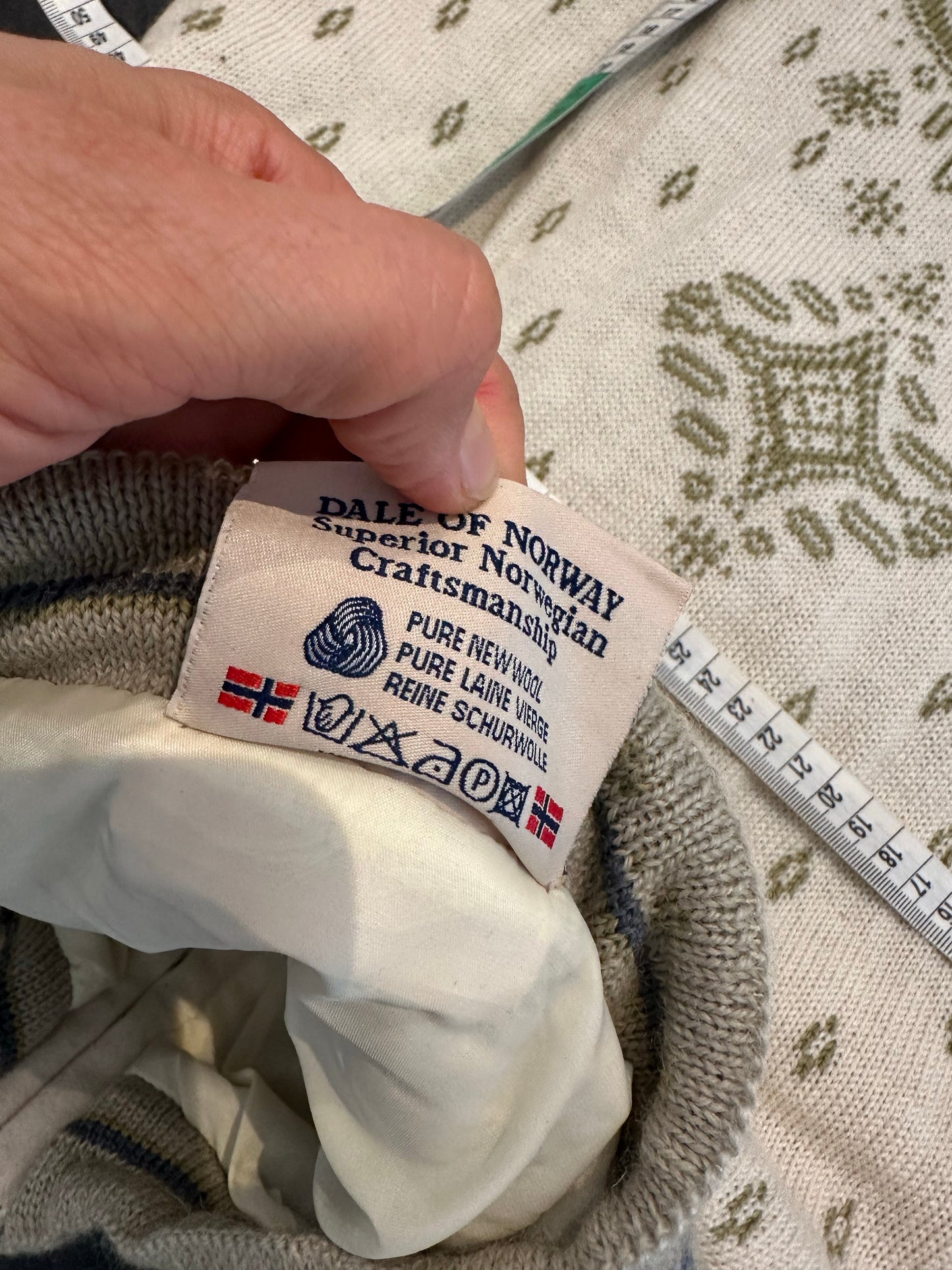 Dale of Norway Strick Jacke (M Damen) pure Wolle creme
