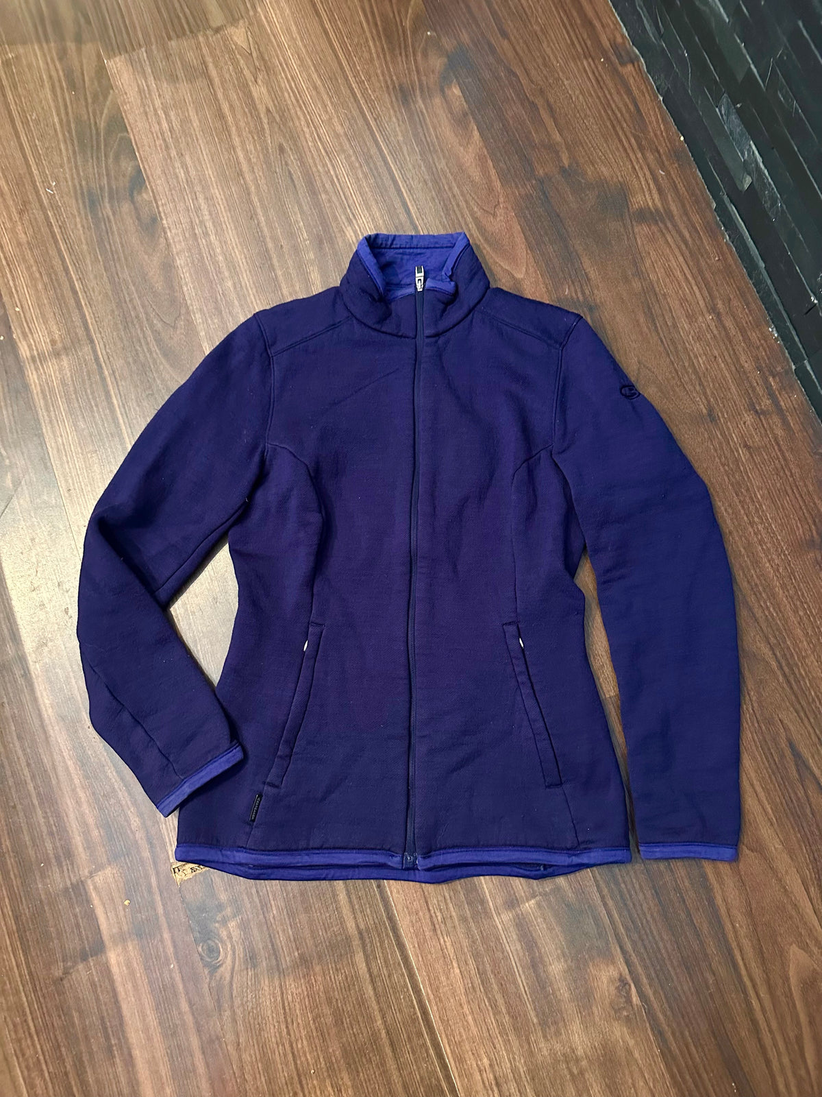 Zip Jacke von Icebreaker pure Merino 320 (Damen S) dunkelblau