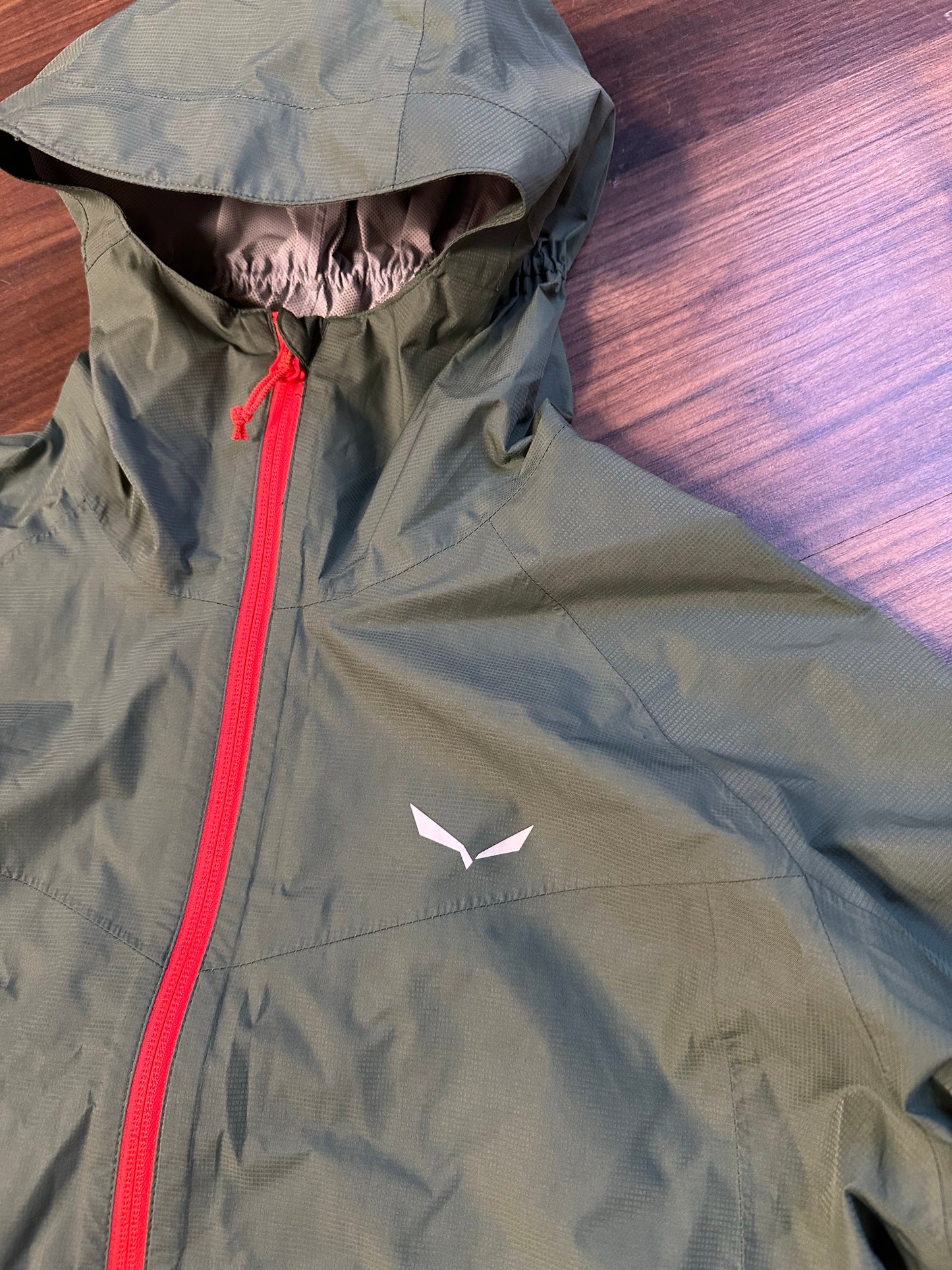 Regen Jacke von Salewa (L Damen) wasserdicht grün