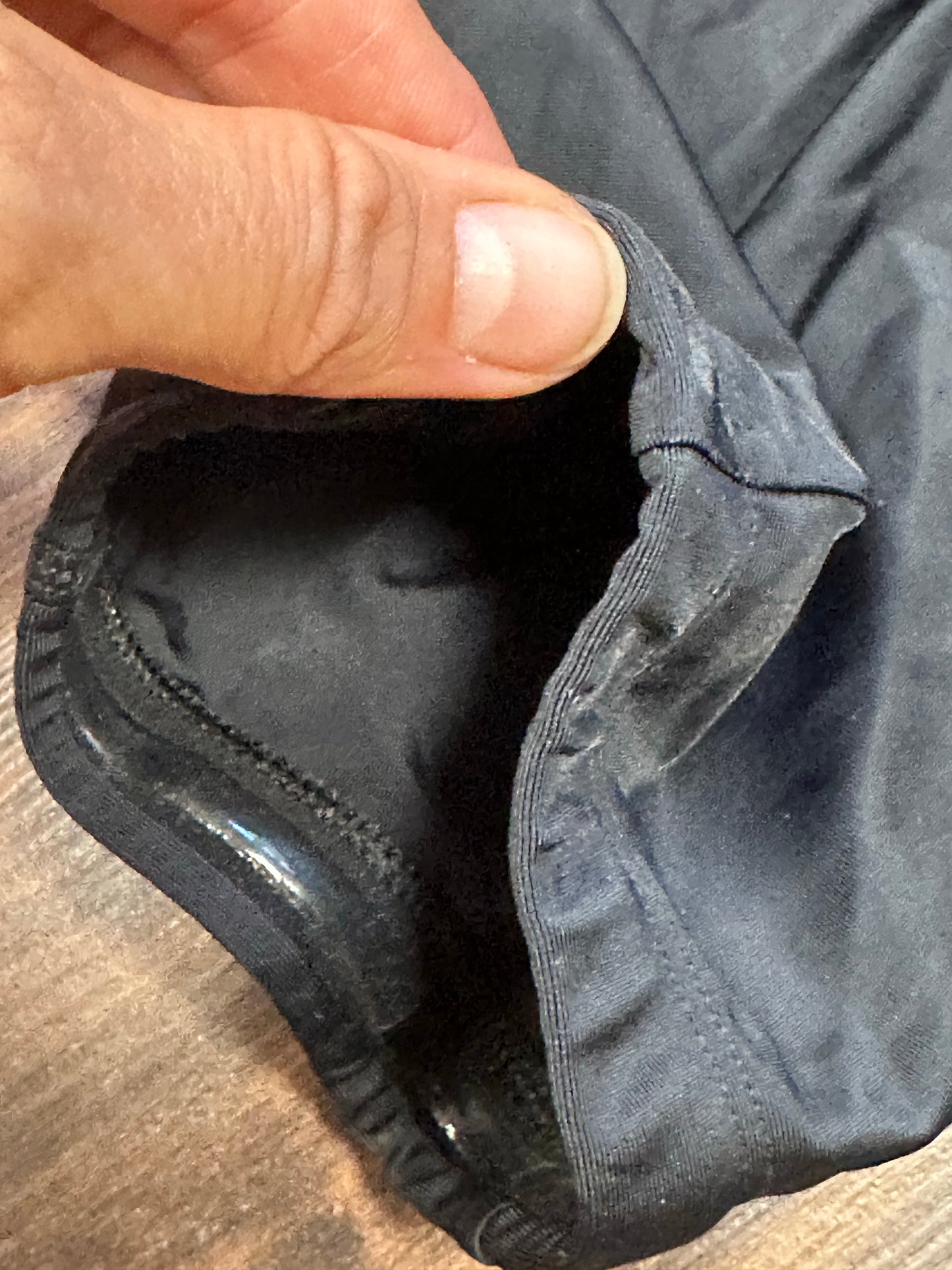 Halblange Radhose von Vaude (M Damen) schwarz mit Polster