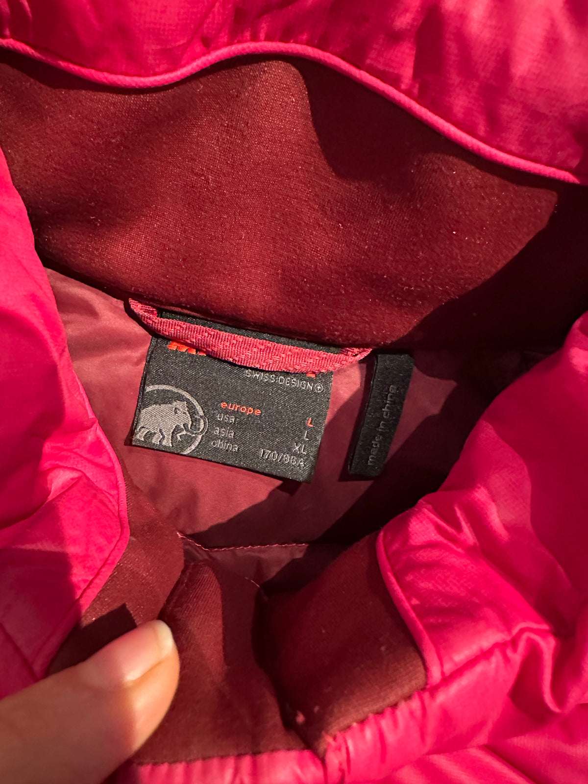 Hybrid Jacke Mammut (L Damen) Isolationsjacke pink