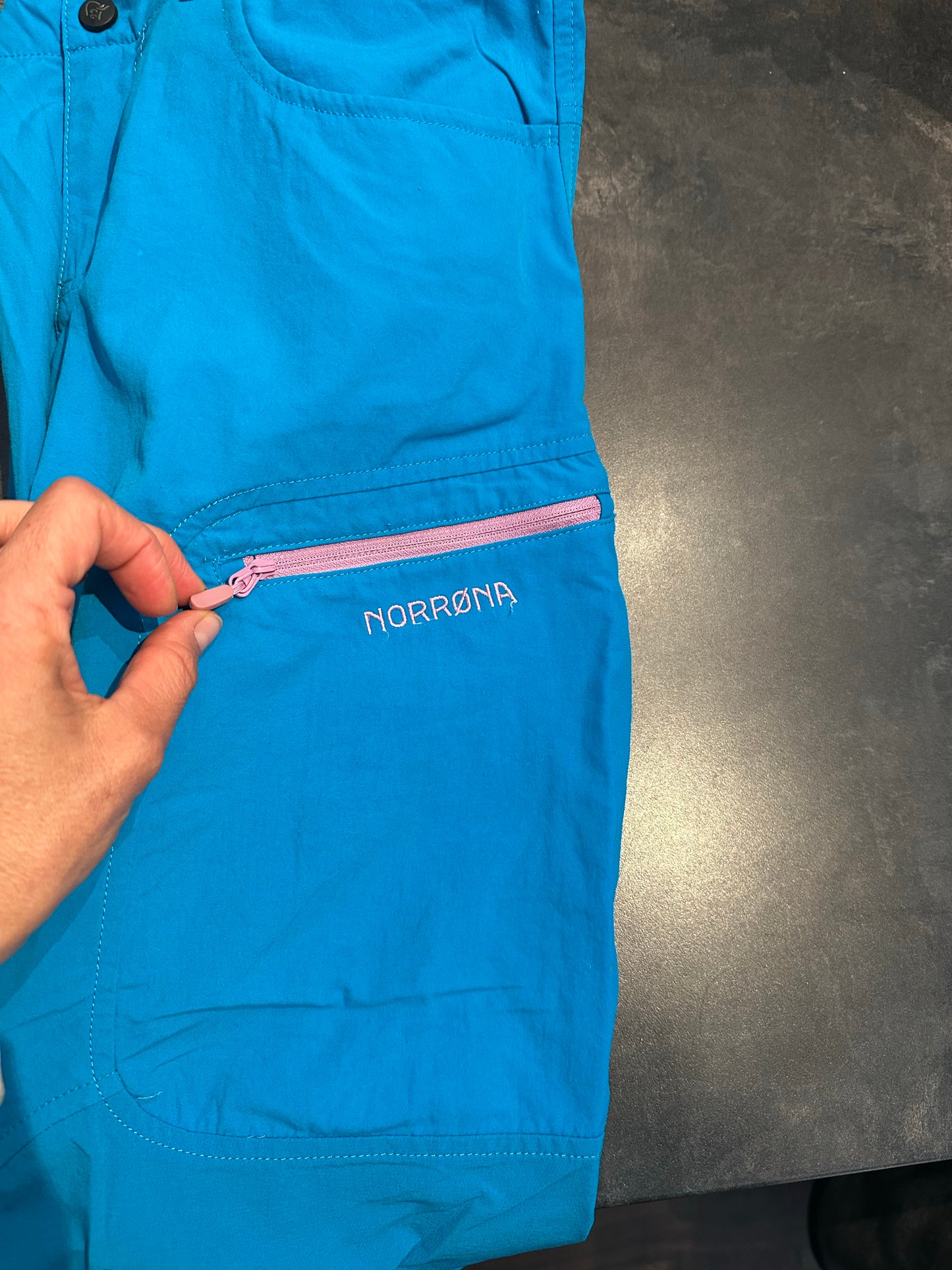 Funktions- Hose von Norrøna (S Damen) Trekking blau