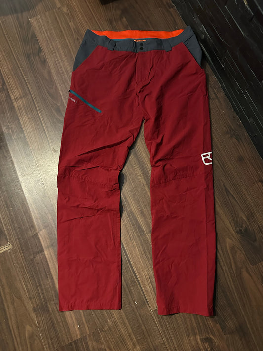 Touren Hose  Ortovox Merino (XL Herren) Softshell rot