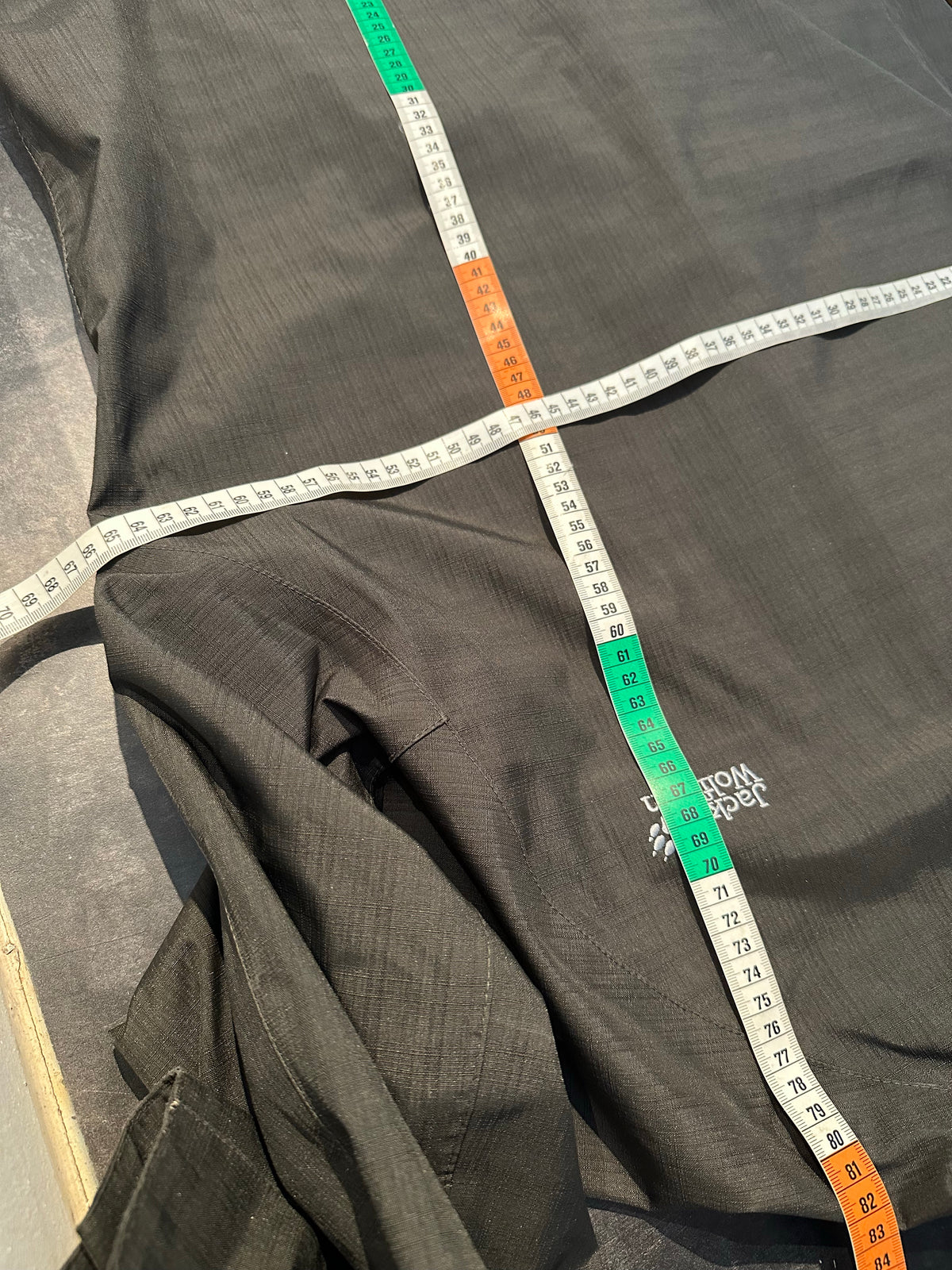 Regen Jacke Jack Wolfskin (XL Herren) schwarz