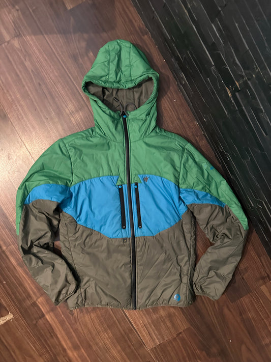 Primaloft Isolation Jacke Salewa (L Herren) grün blau braun