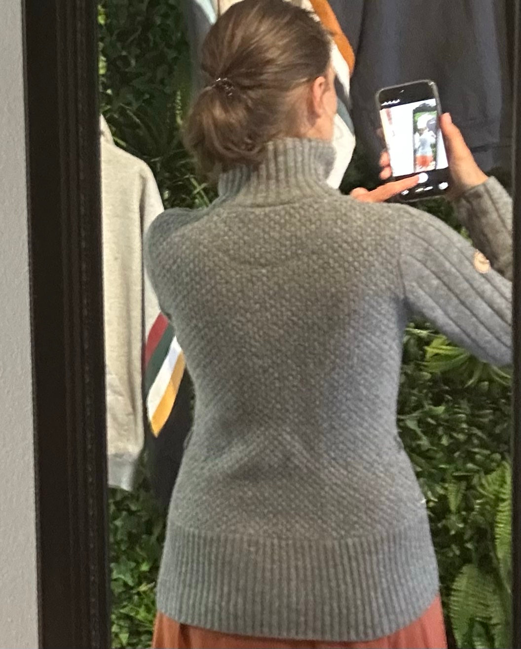 Strick Jacke Fjällräven pure Wolle (S Damen) grau