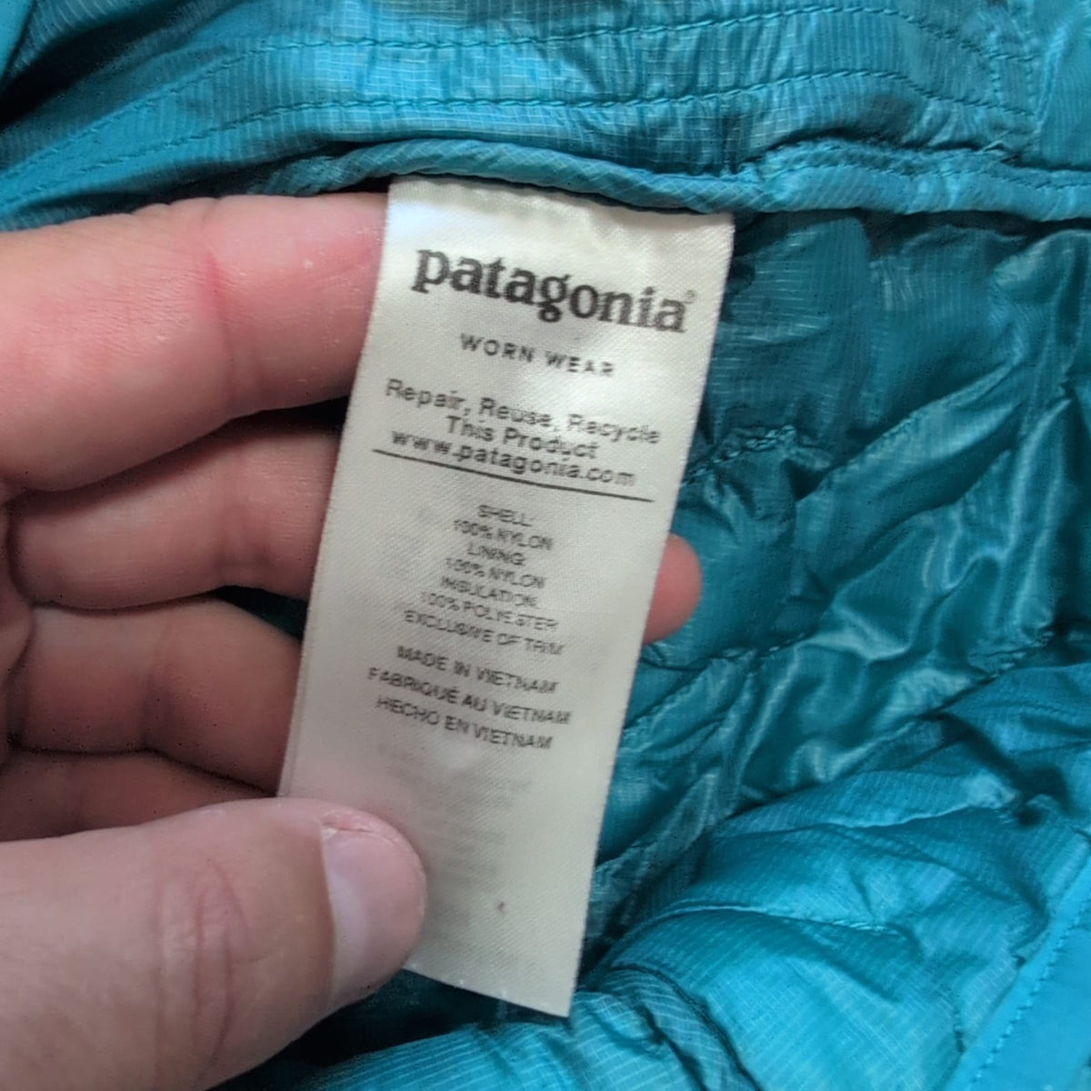 Patagonia Micro Puff Jacke (M Damen) blau