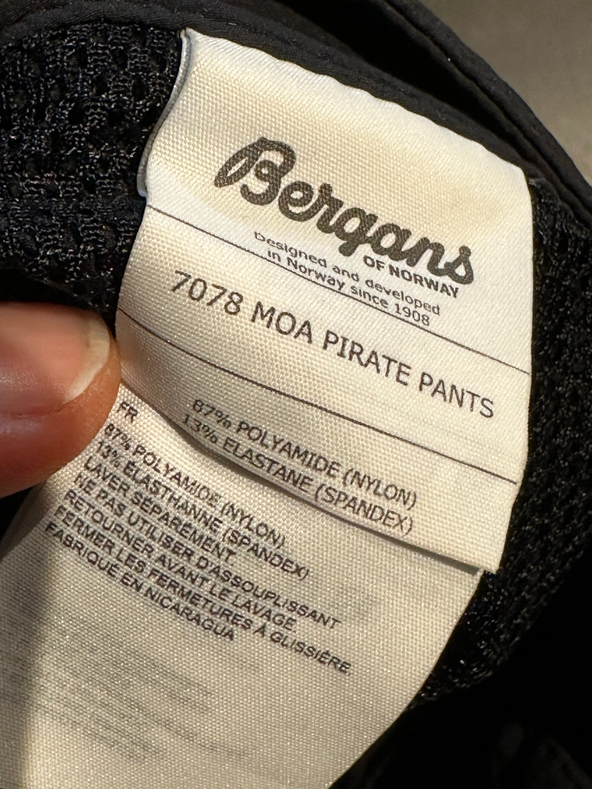 Shorts von Bergans (XXL Herren) 3/4 Hose grau